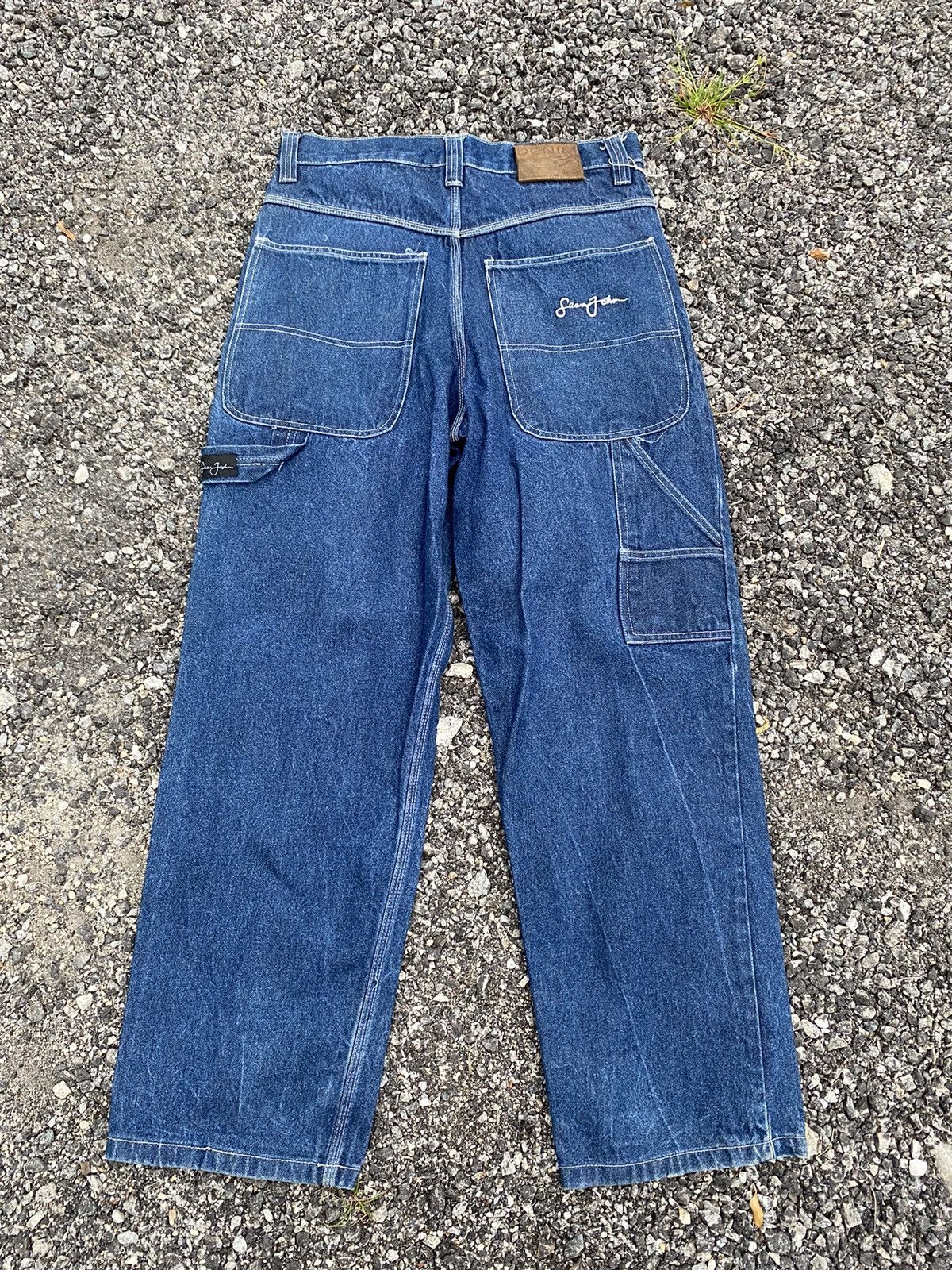 Sean John × Vintage ‼️LAST DROP‼️ Sean John Baggy Carpenter Denim Size US 33 - 1 Thumbnail