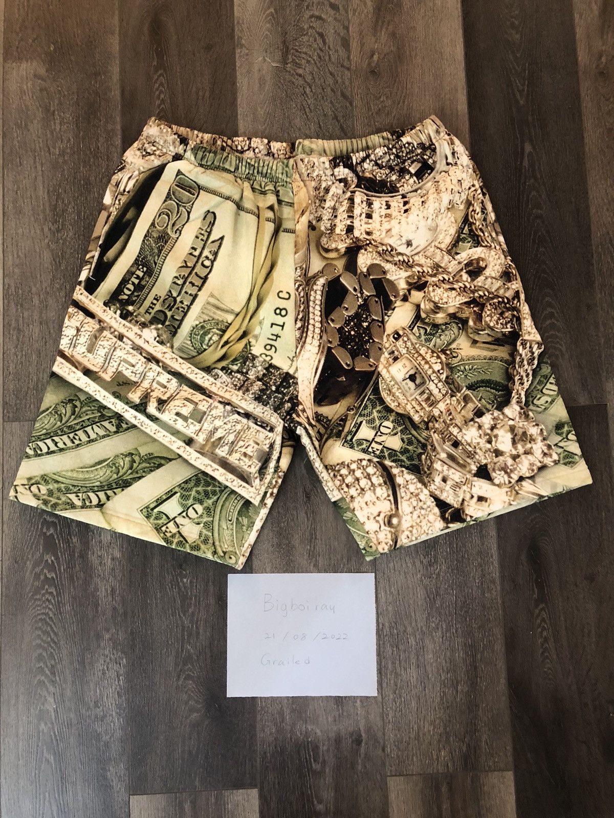 Supreme Supreme bling sweatshort | Grailed