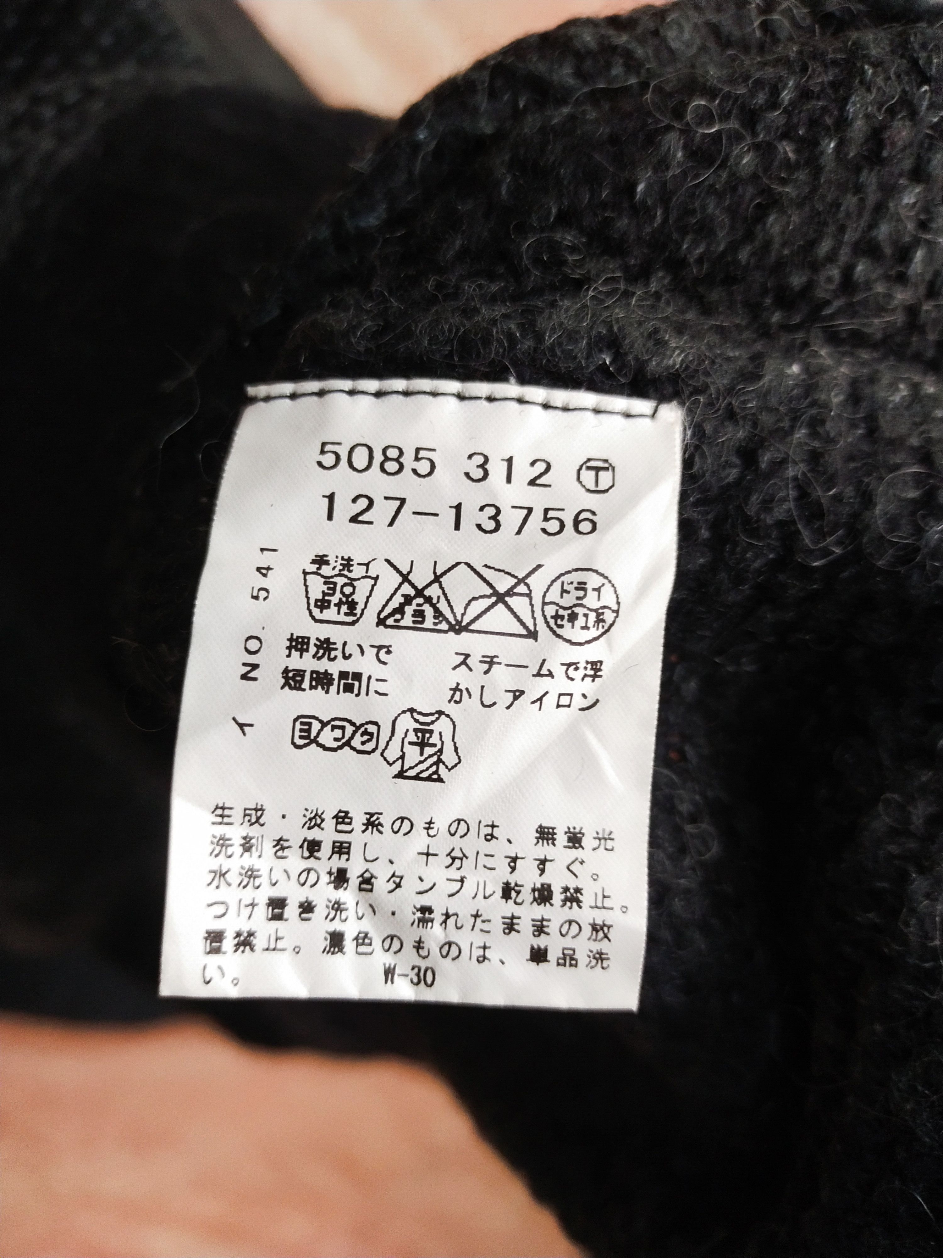 Homespun Knitwear × Japanese Brand Indivi japan size 42 black mohair Knitwear #S091 Size US M / EU 48-50 / 2 - 6 Thumbnail