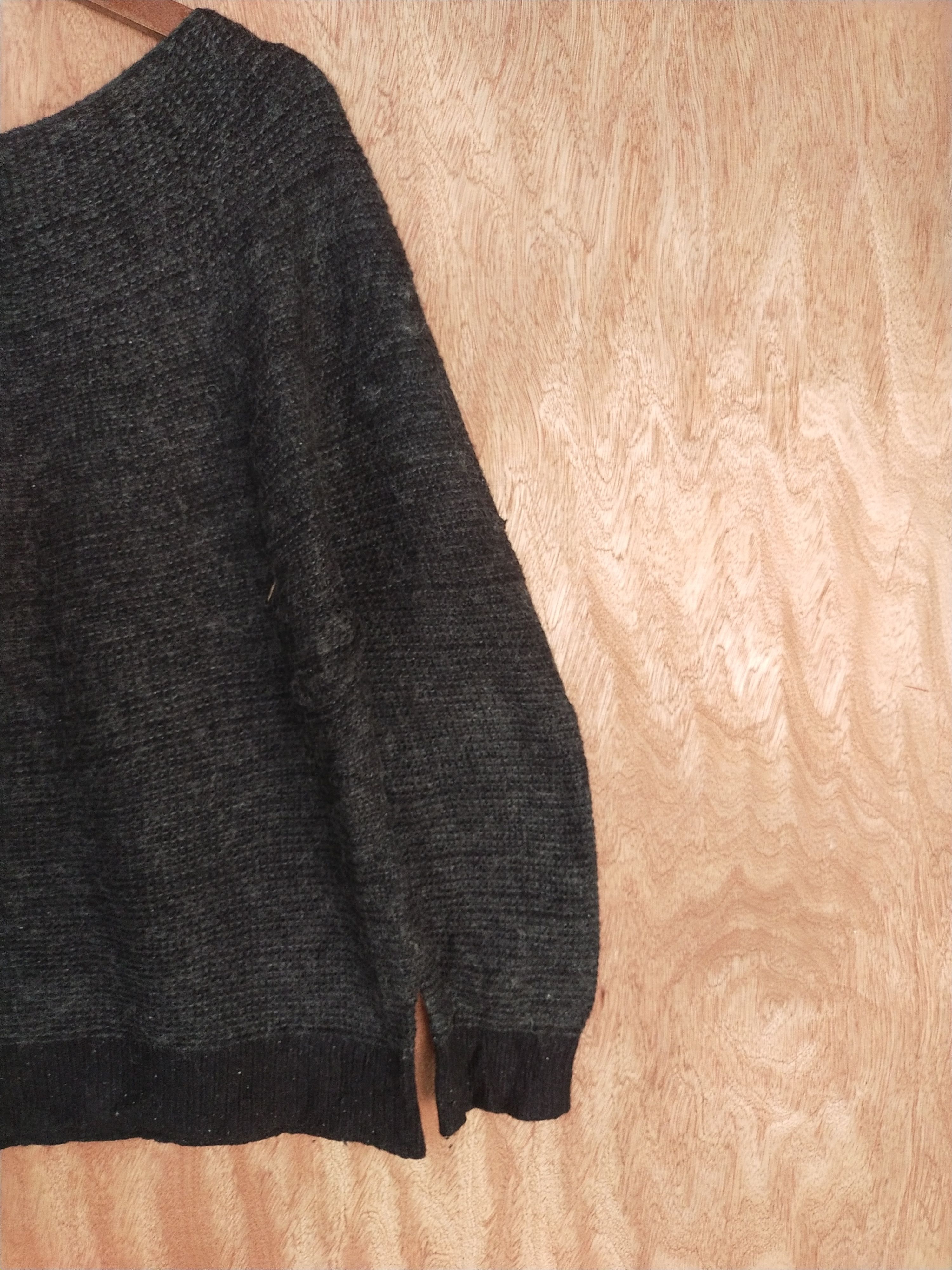 Homespun Knitwear × Japanese Brand Indivi japan size 42 black mohair Knitwear #S091 Size US M / EU 48-50 / 2 - 8 Thumbnail