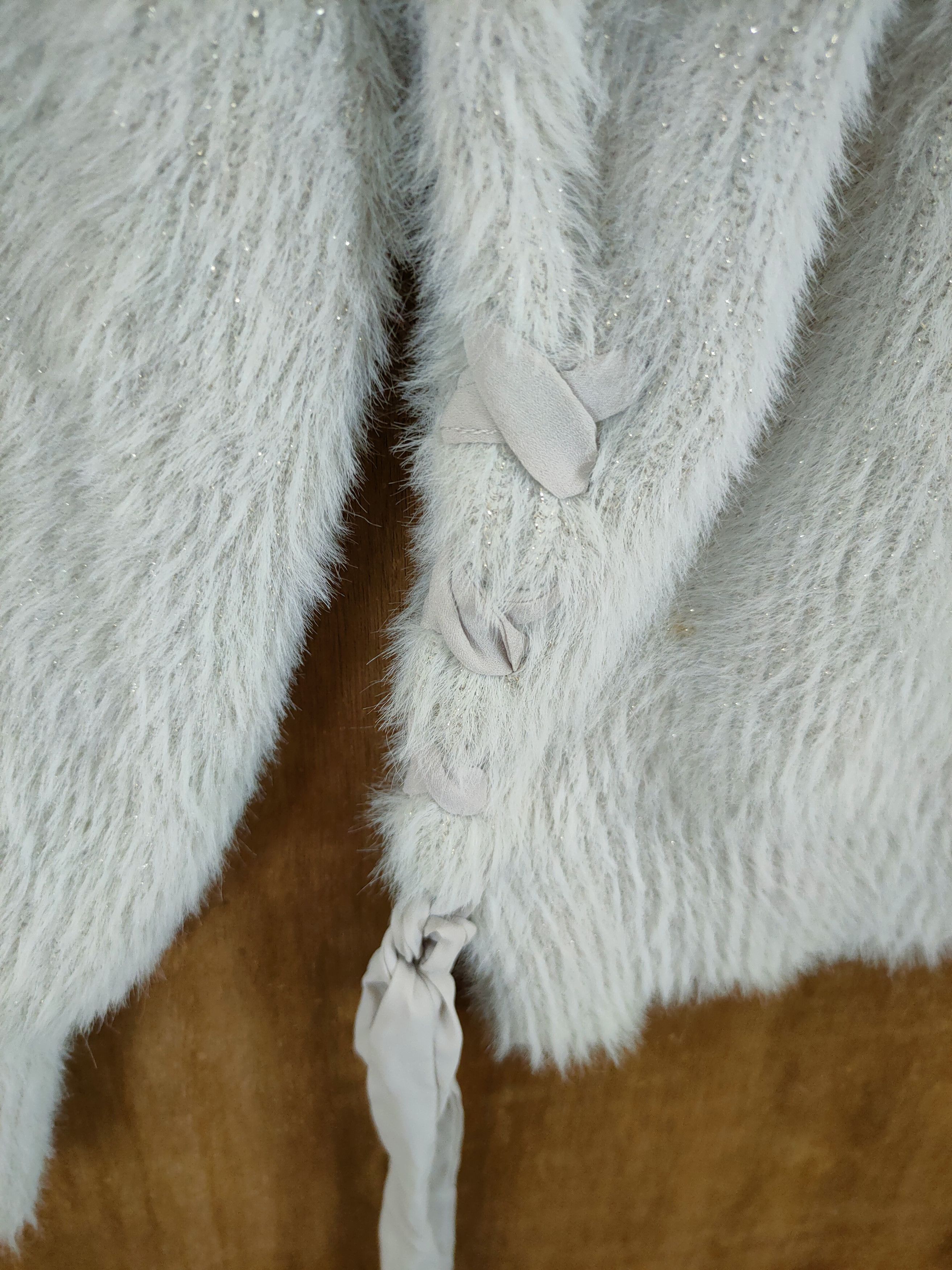 Aran Isles Knitwear D Axes mohair shag shaggy soft fur winter knitwear #46-993 Size US XS / EU 42 / 0 - 4 Thumbnail