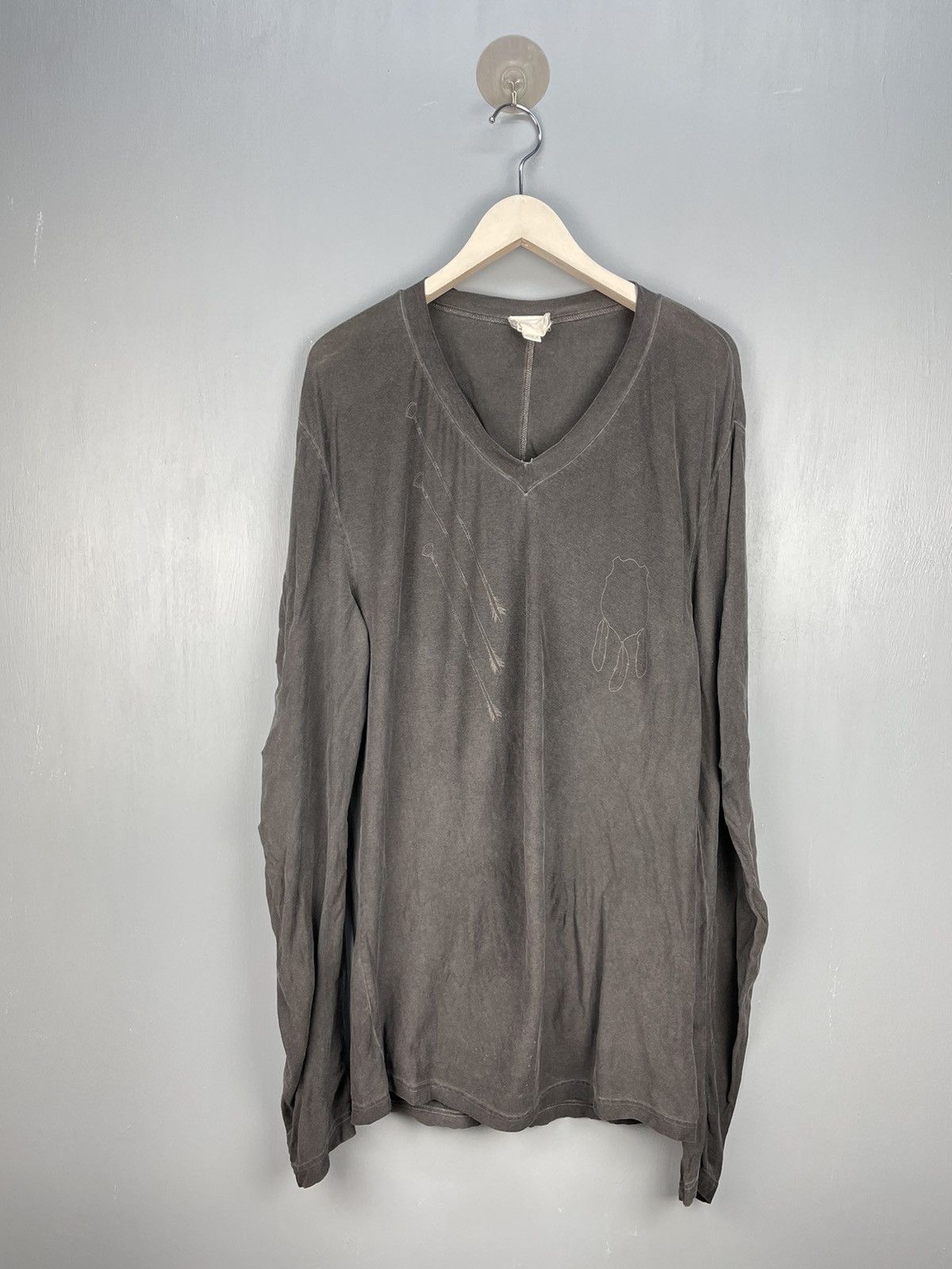 Diesel Diesel long sleeve v neck shirt Size US S / EU 44-46 / 1 - 1 Thumbnail