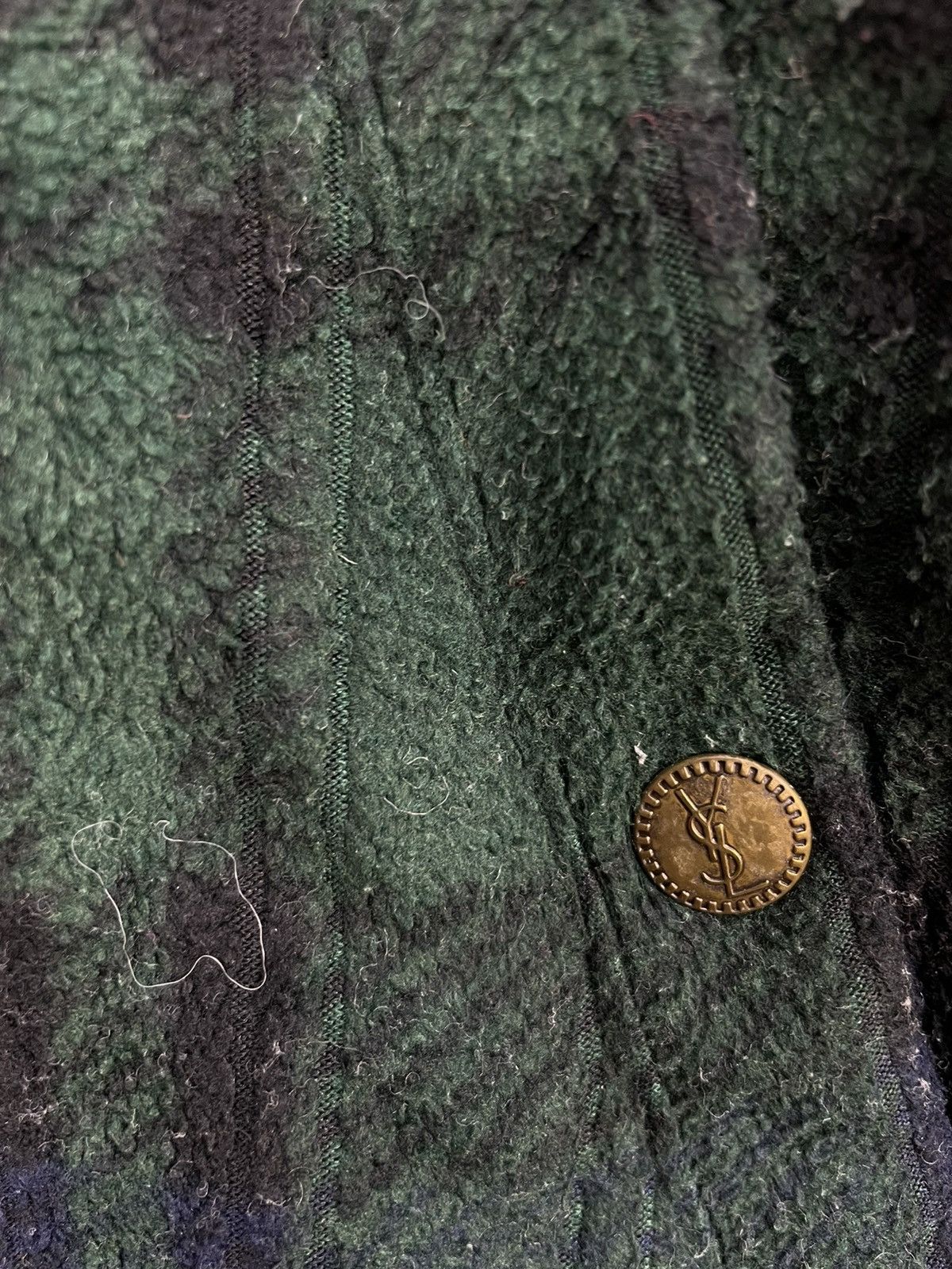 Vintage Vintage Yves Saint Laurent pour homme zip up jacket Size US M / EU 48-50 / 2 - 5 Thumbnail