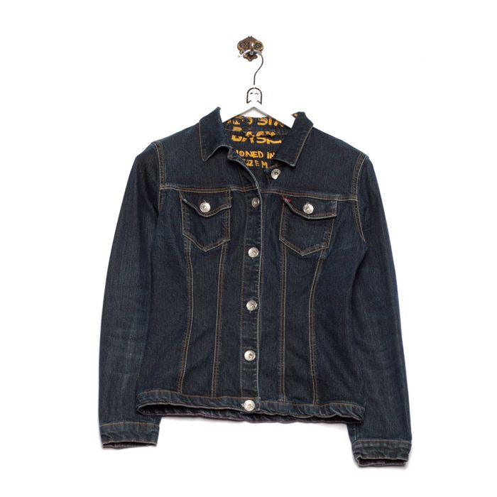 Vintage Second Hand Denim jacket rinse washed blue Grailed