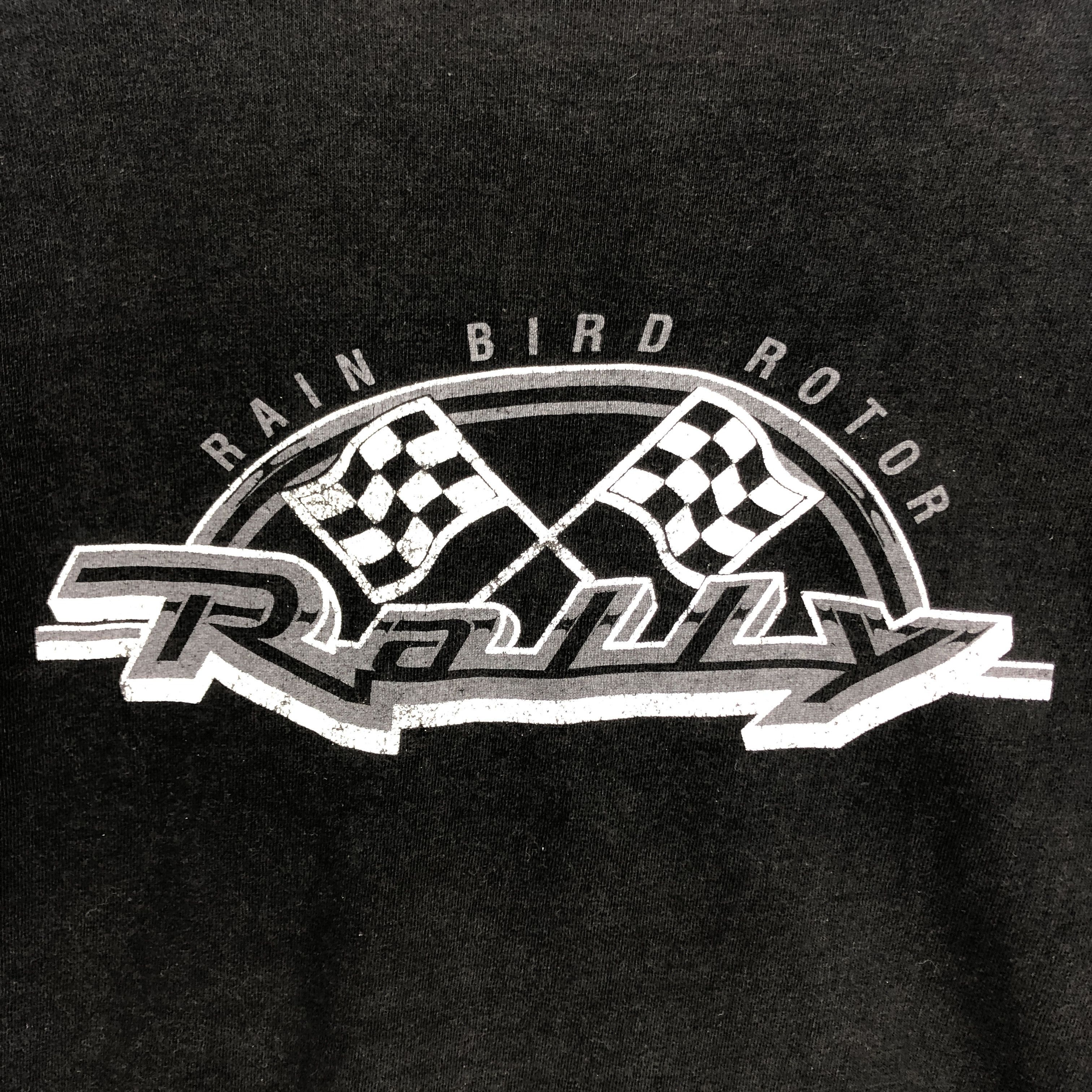 Fruit Of The Loom 90s Vintage RAIN BIRD ROTOR RALLY Crew Neck T Shirt #1274-44 Size US XXL / EU 58 / 5 - 2 Thumbnail