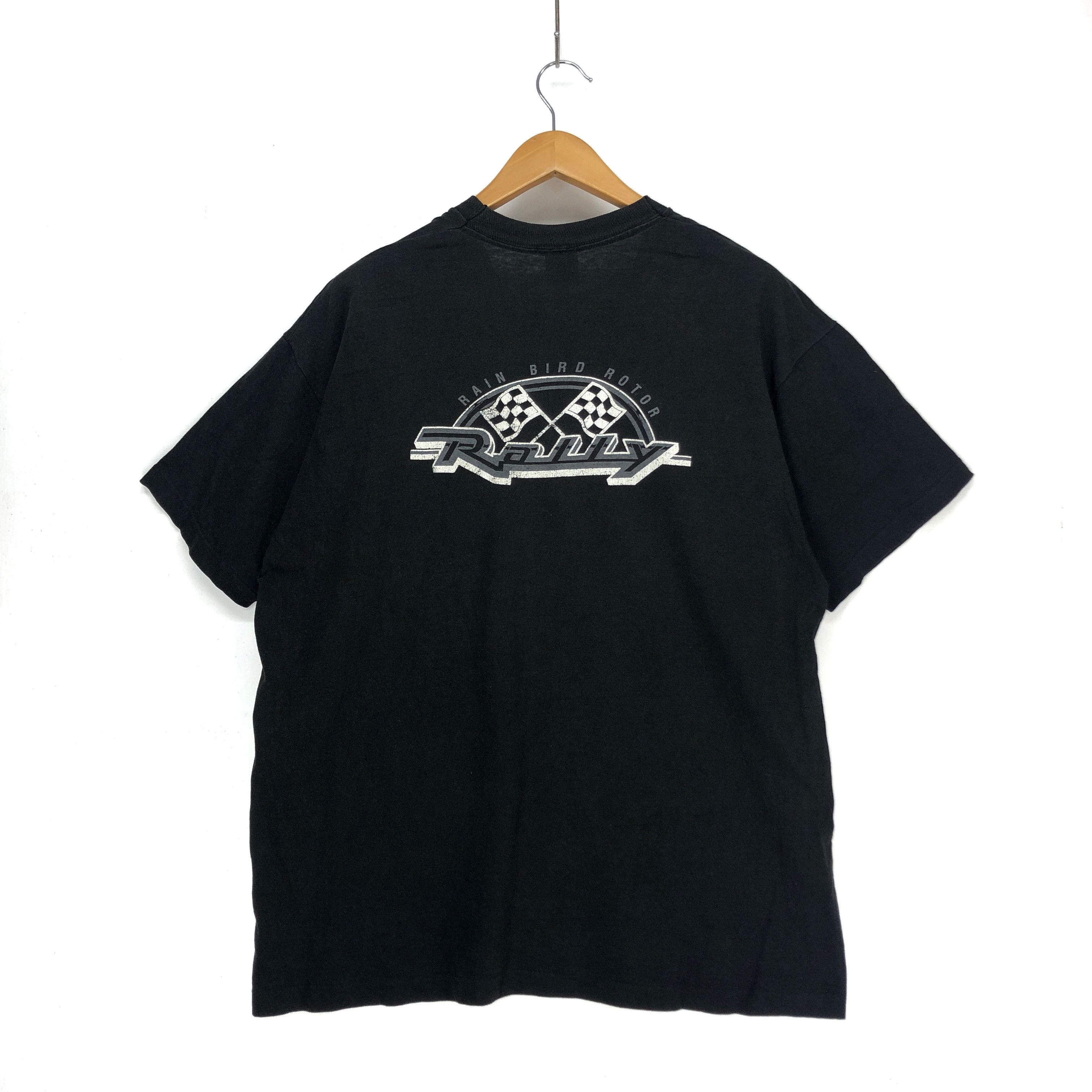 Fruit Of The Loom 90s Vintage RAIN BIRD ROTOR RALLY Crew Neck T Shirt #1274-44 Size US XXL / EU 58 / 5 - 1 Thumbnail