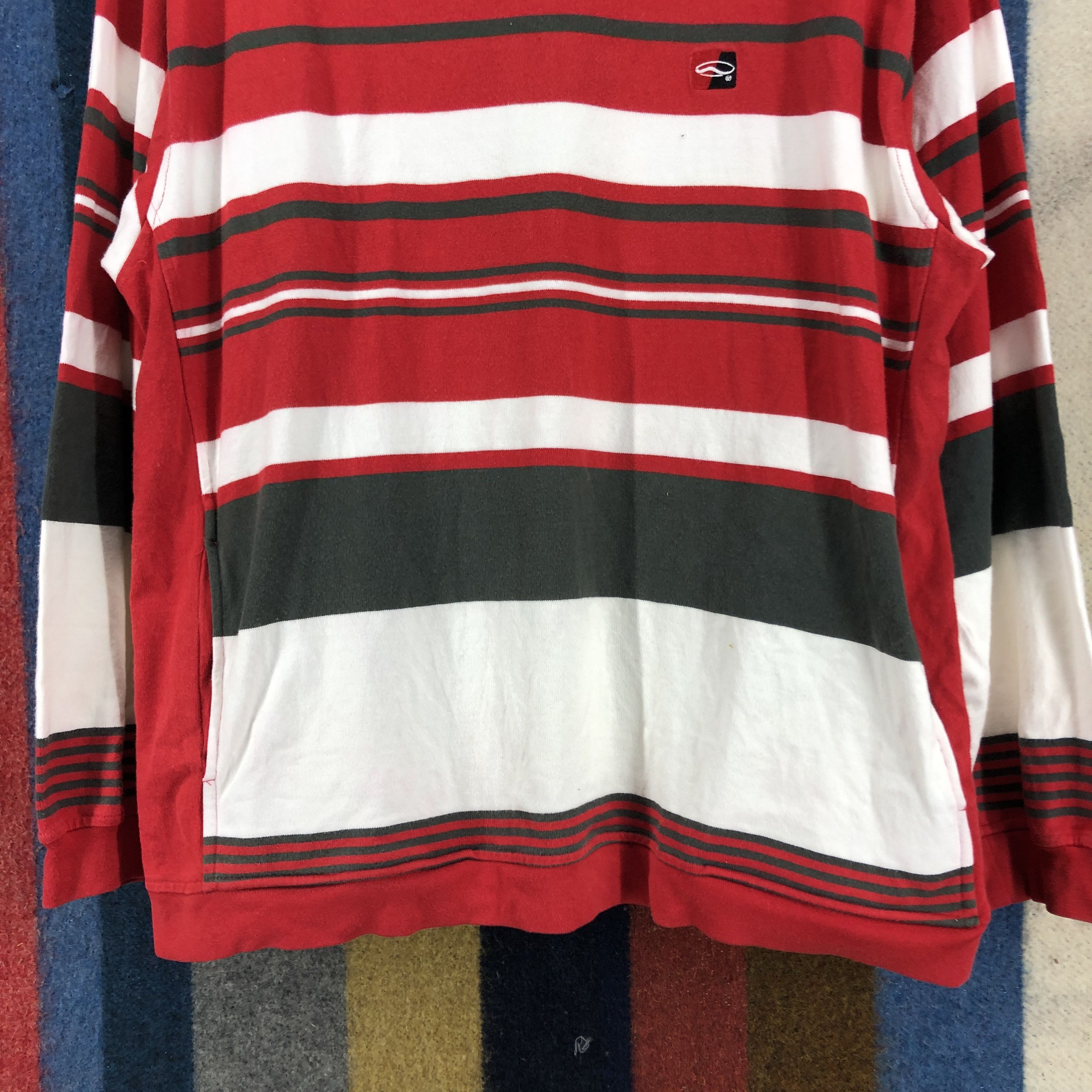 Vans VANS Crew Neck Stripe Sweatshirt #0505/U Size US L / EU 52-54 / 3 - 2 Thumbnail