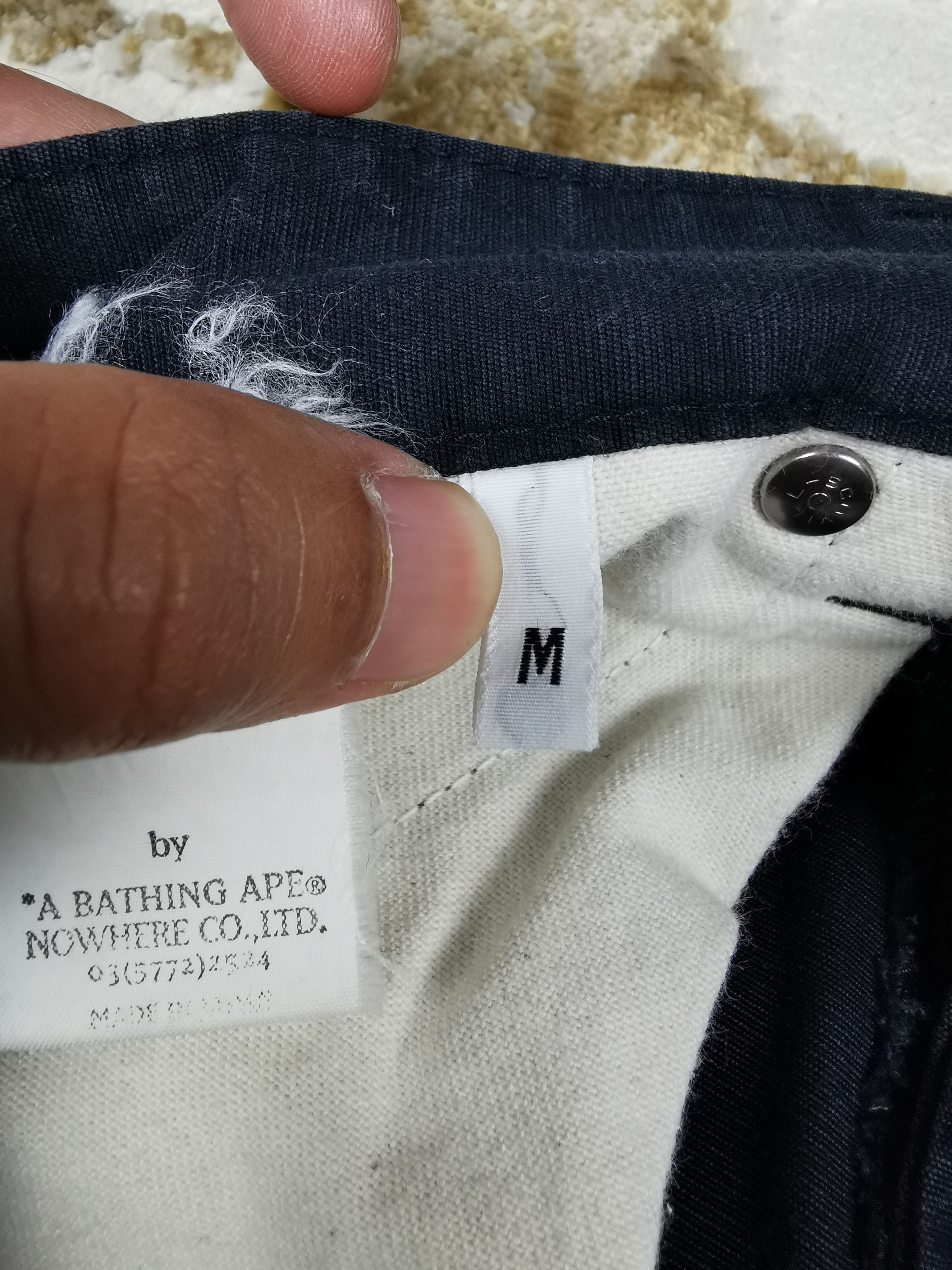 Bape Vintage A Bathing Ape Classic Bape Pants Size US 30 / EU 46 - 7 Thumbnail