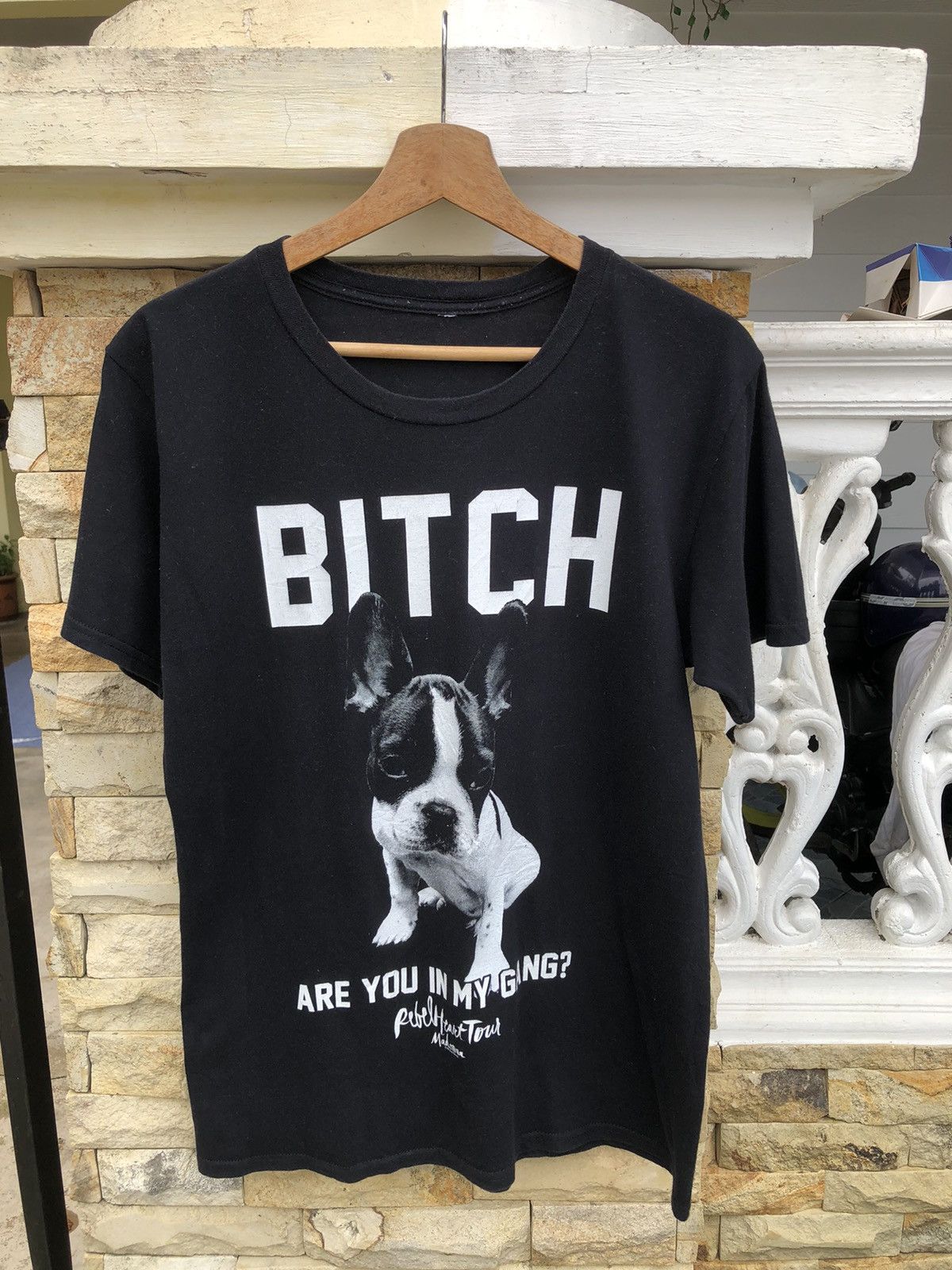 Last Drop🔥Rare🔥Bitch Black Dog Tee