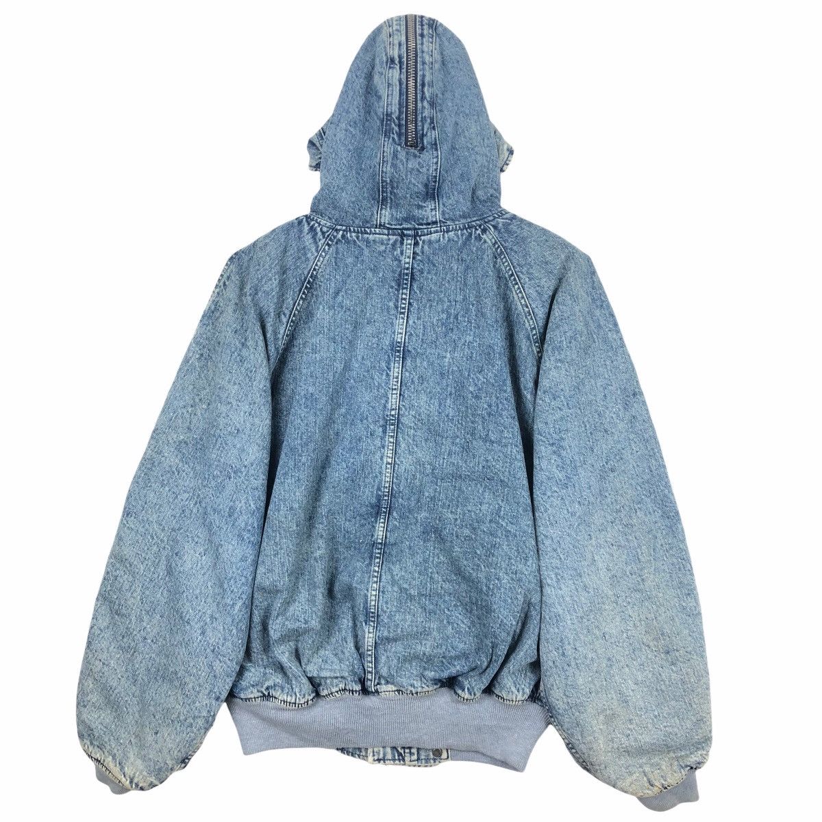 Edwin Vintage Edwin Outdoor Life Denim Jacket Hoodie Size US XXL / EU 58 / 5 - 14 Thumbnail