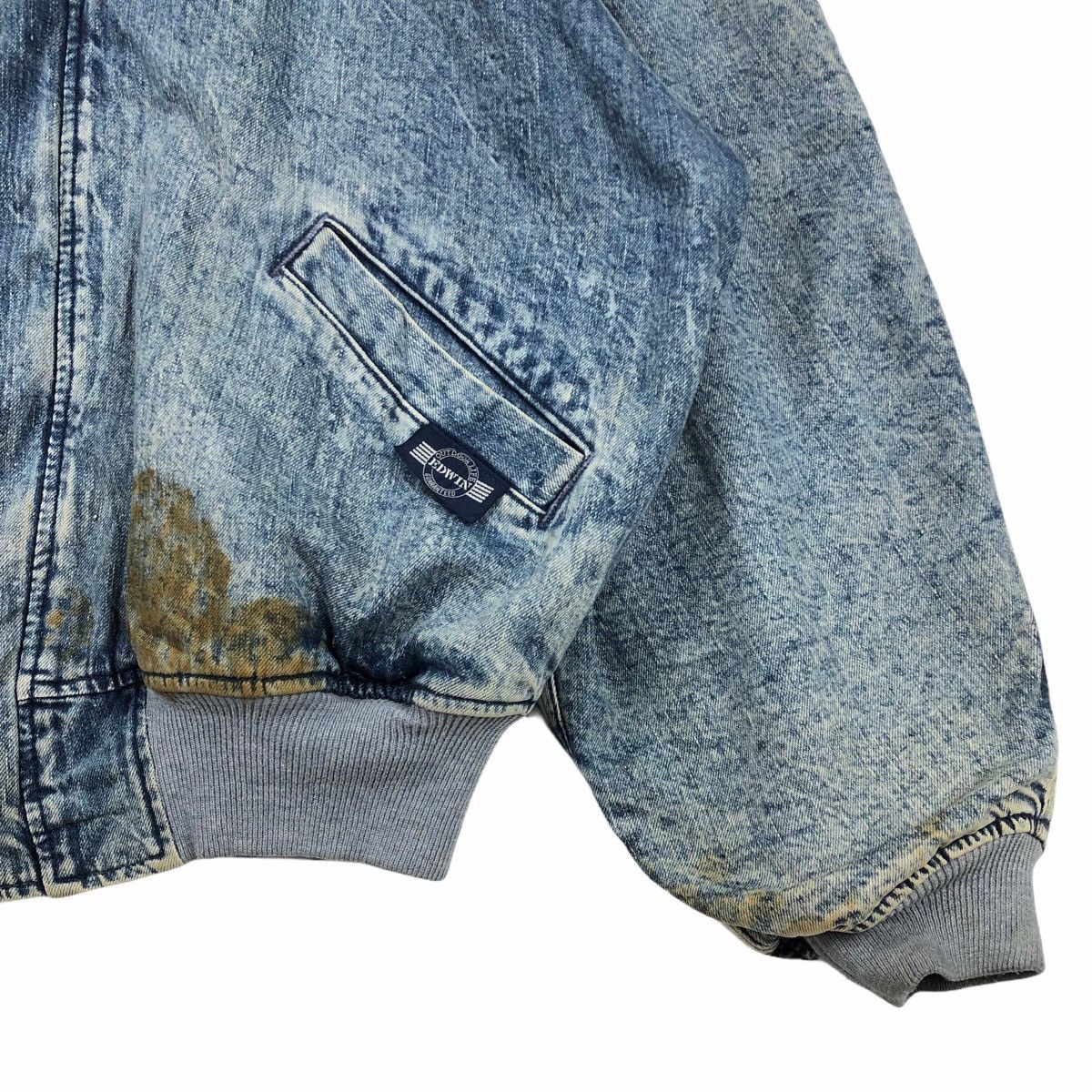 Edwin Vintage Edwin Outdoor Life Denim Jacket Hoodie Size US XXL / EU 58 / 5 - 4 Thumbnail