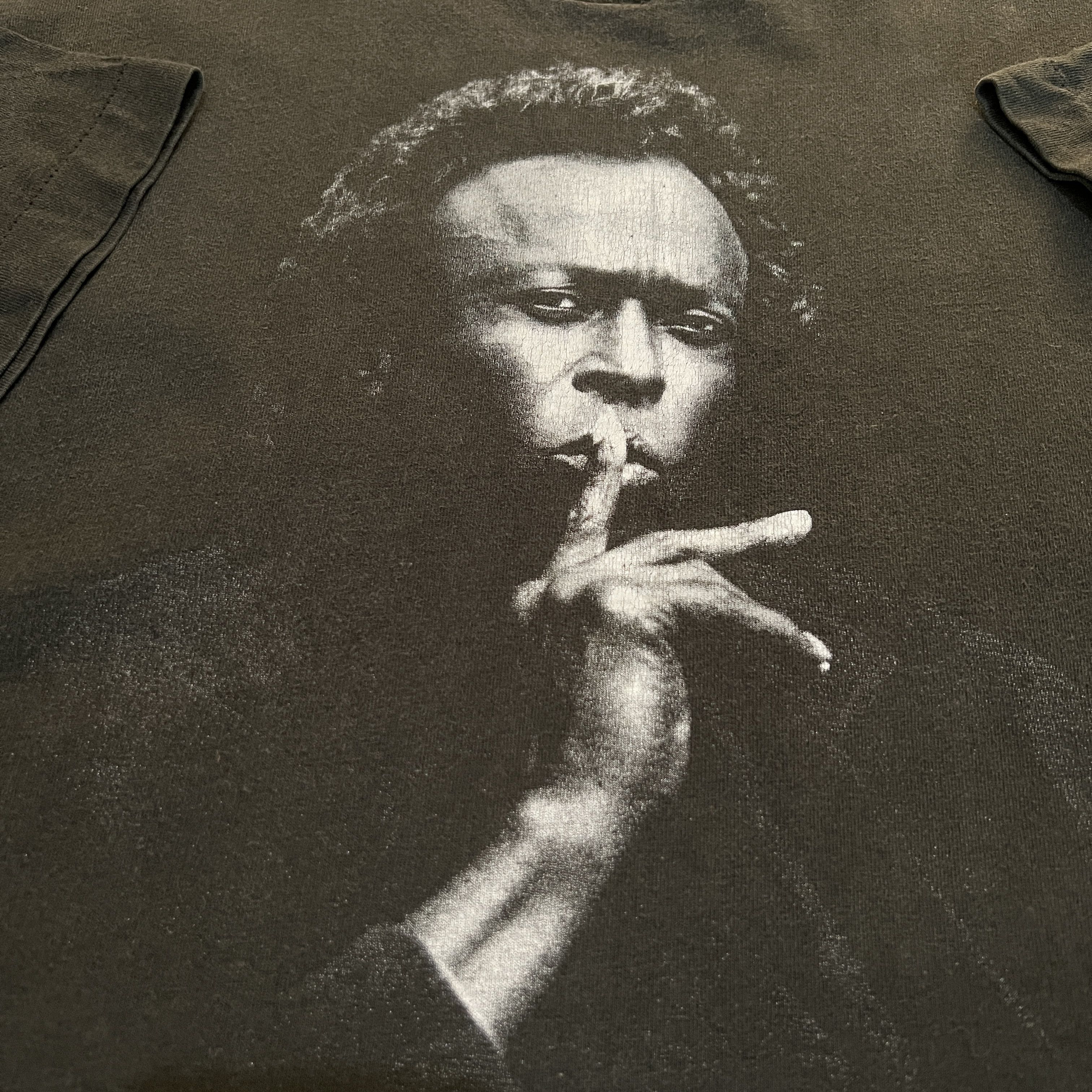 Vintage 90s Miles Davis By Jeff Sedlik portraits Jazz Tee XL Faded Size US XL / EU 56 / 4 - 2 Thumbnail