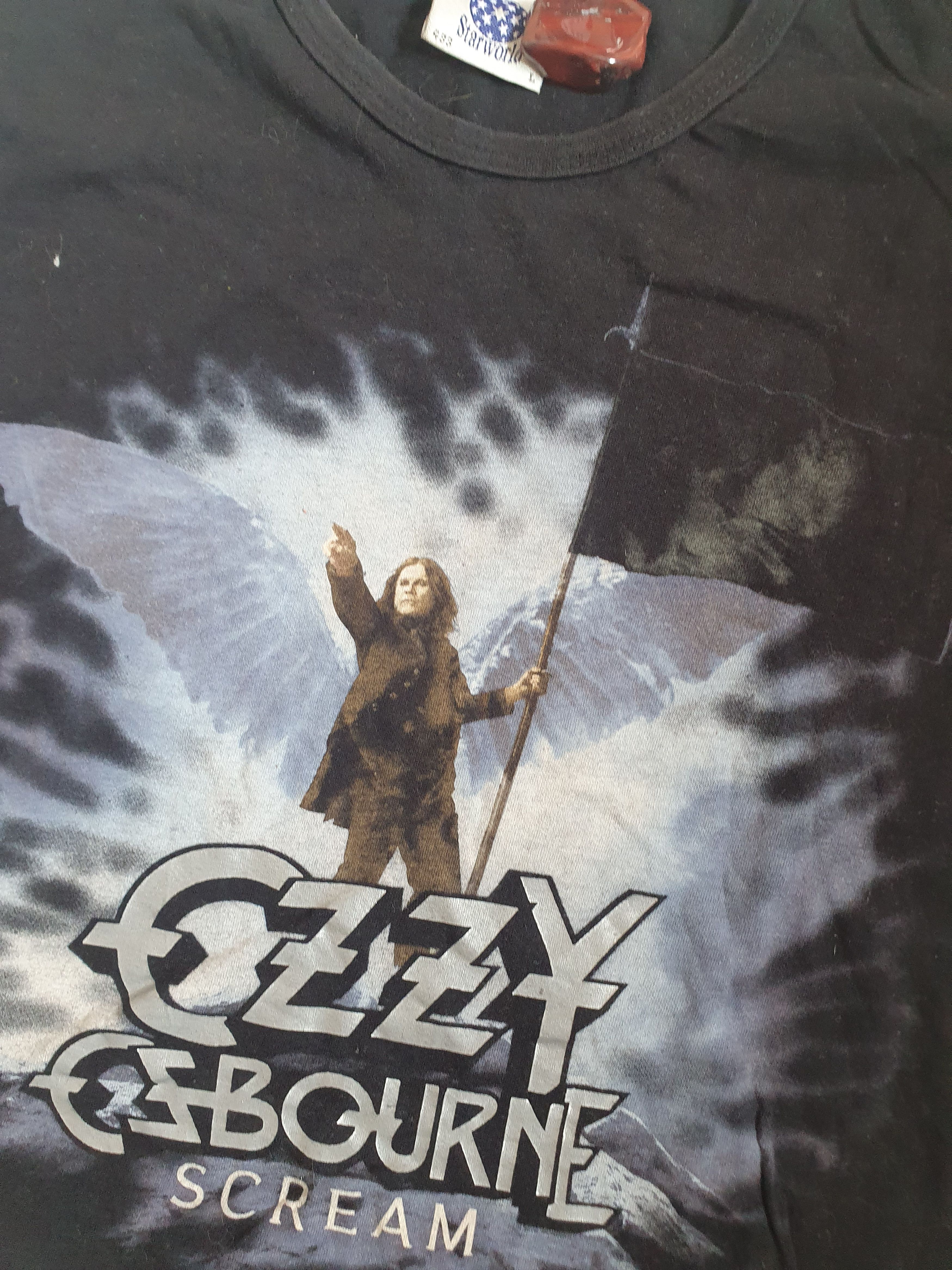 Band Tees × Vintage Ozzy Ozbourne Scream 2010 Tour tee,sz W-L/M-XS Size L / US 10 / IT 46 - 4 Thumbnail