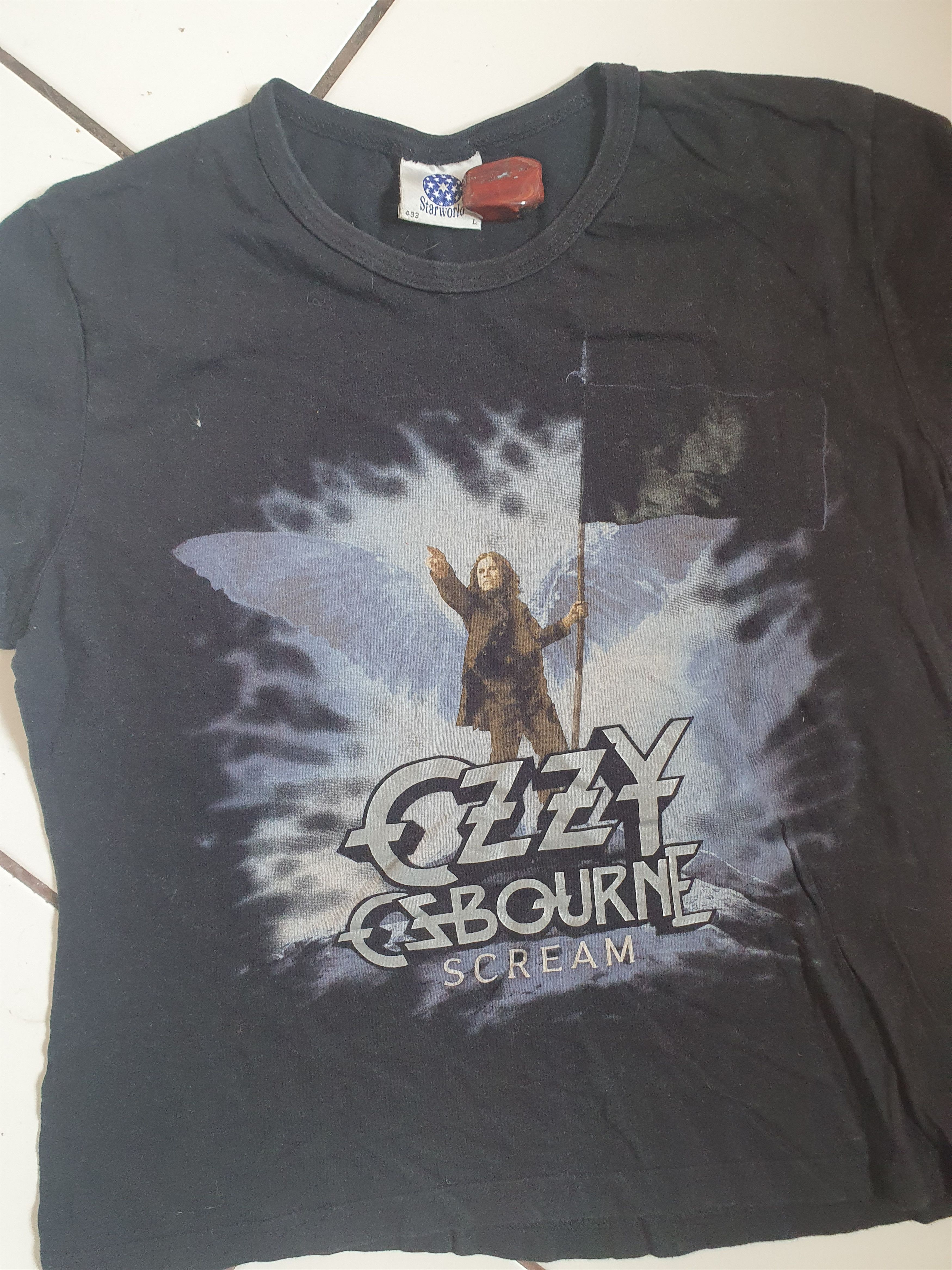 Band Tees × Vintage Ozzy Ozbourne Scream 2010 Tour tee,sz W-L/M-XS Size L / US 10 / IT 46 - 3 Thumbnail