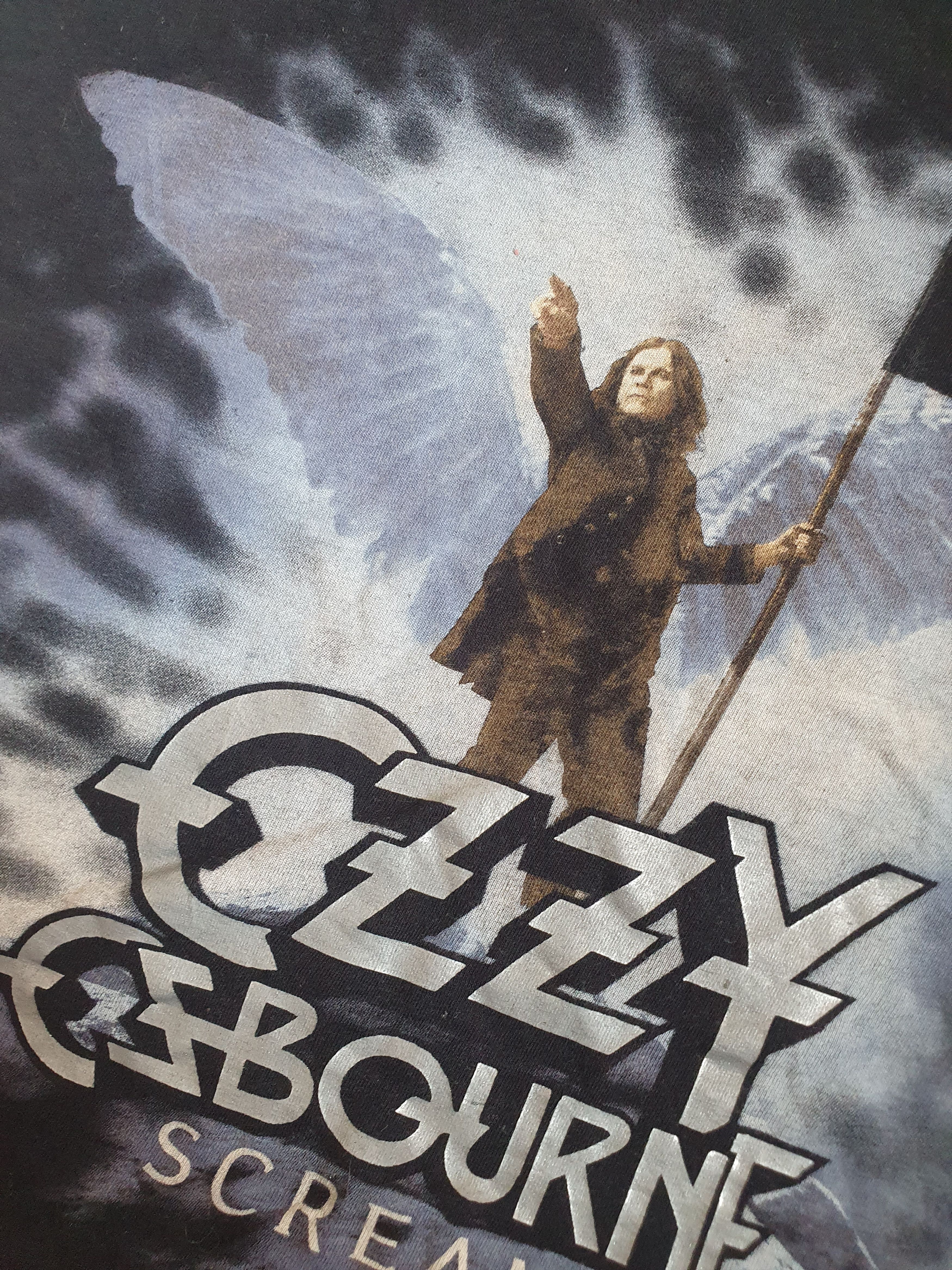 Band Tees × Vintage Ozzy Ozbourne Scream 2010 Tour tee,sz W-L/M-XS Size L / US 10 / IT 46 - 5 Thumbnail