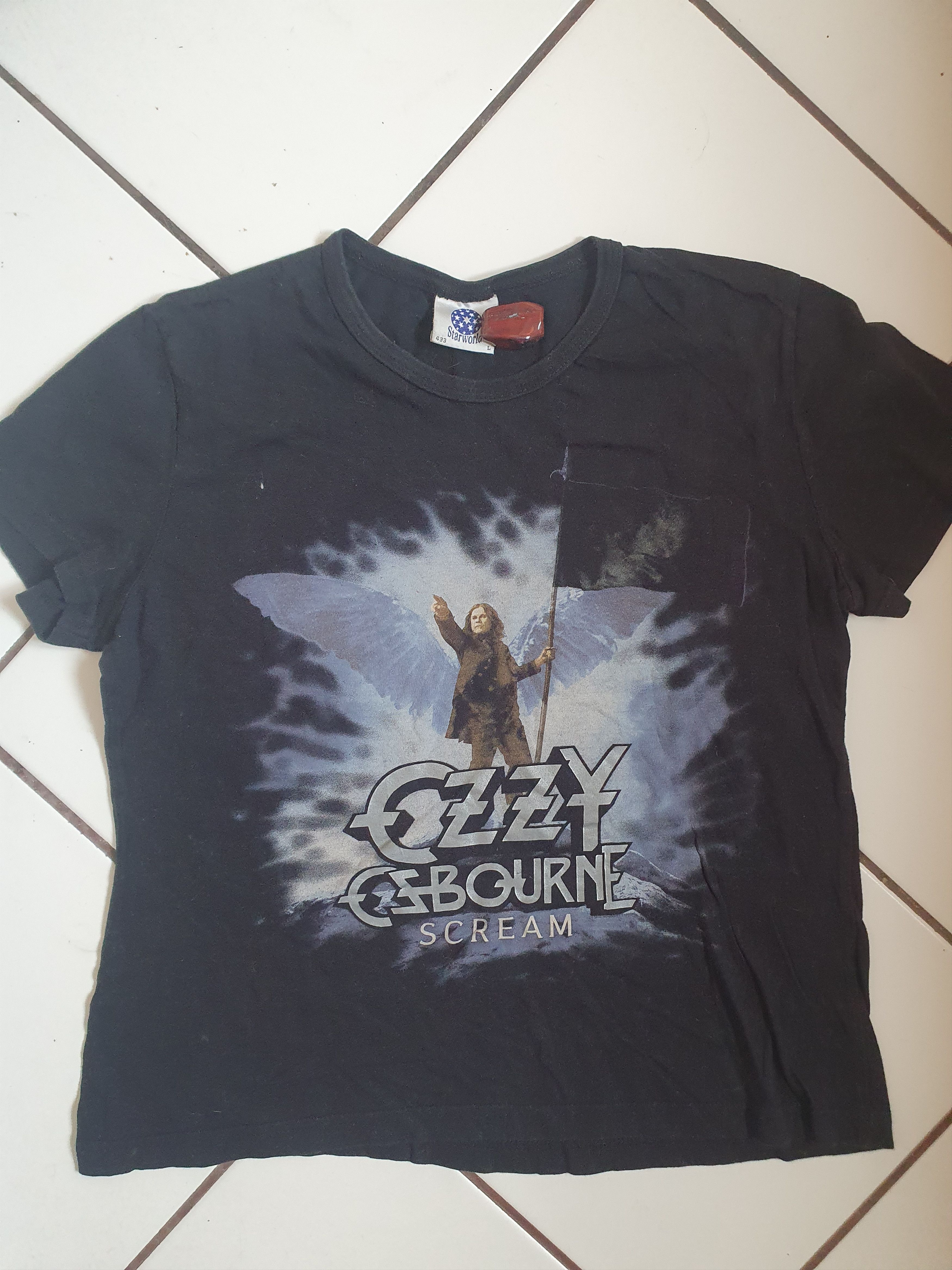 Band Tees × Vintage Ozzy Ozbourne Scream 2010 Tour tee,sz W-L/M-XS Size L / US 10 / IT 46 - 2 Thumbnail