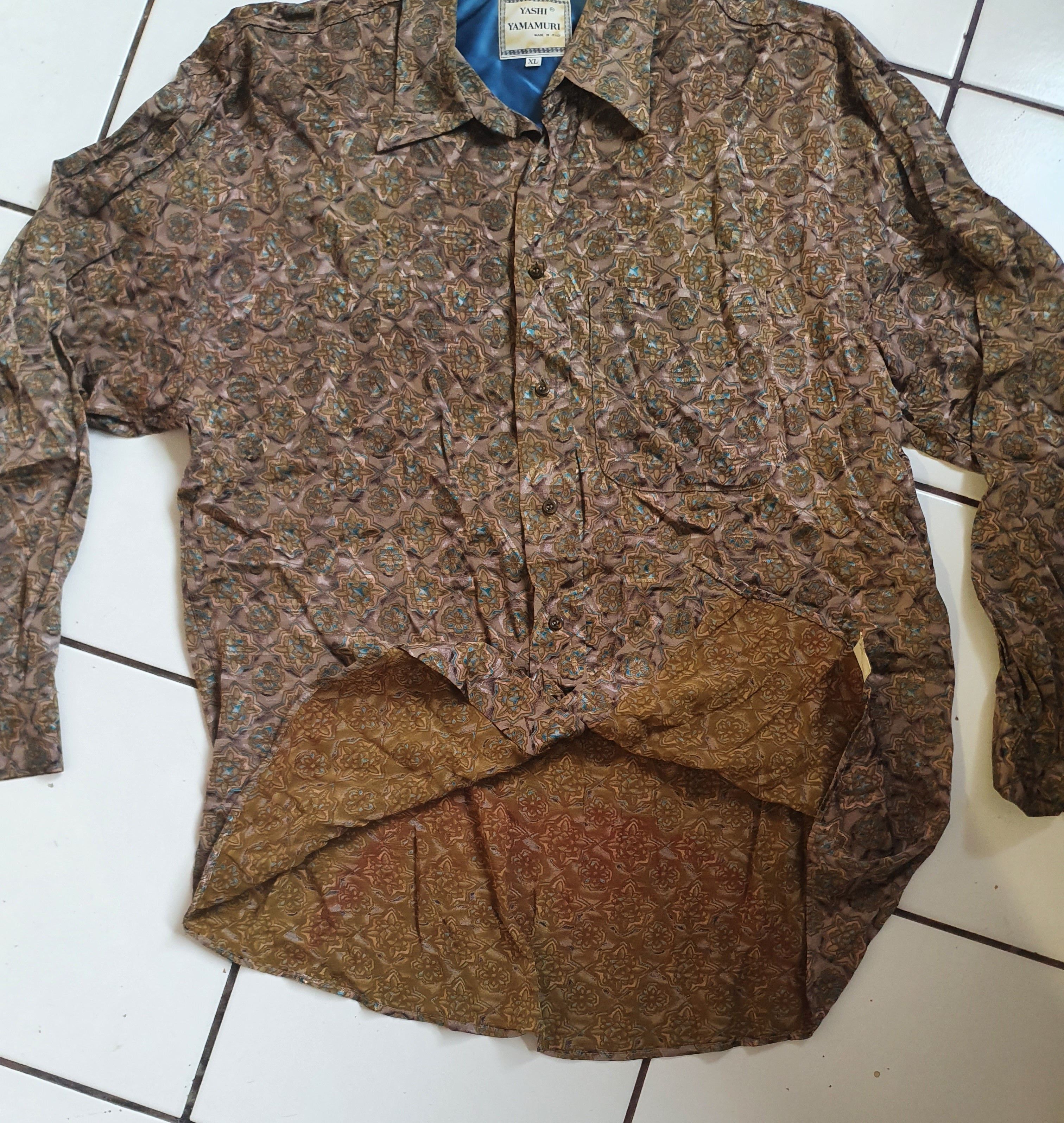 Yashi Yamamuri Yashi Yamamuri Button Up Shirt Made in Italy Long Sleeve XL Size US XL / EU 56 / 4 - 11 Thumbnail