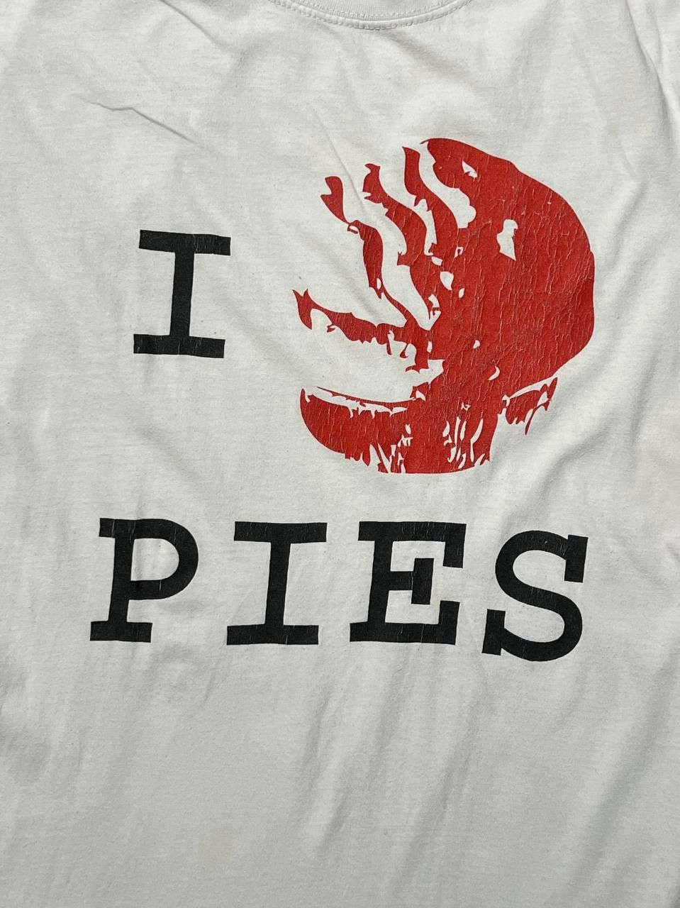 Hook-Ups Vintage Pornostar I Love Pies T-Shirt Y2K Humor Heart Size US M / EU 48-50 / 2 - 3 Thumbnail