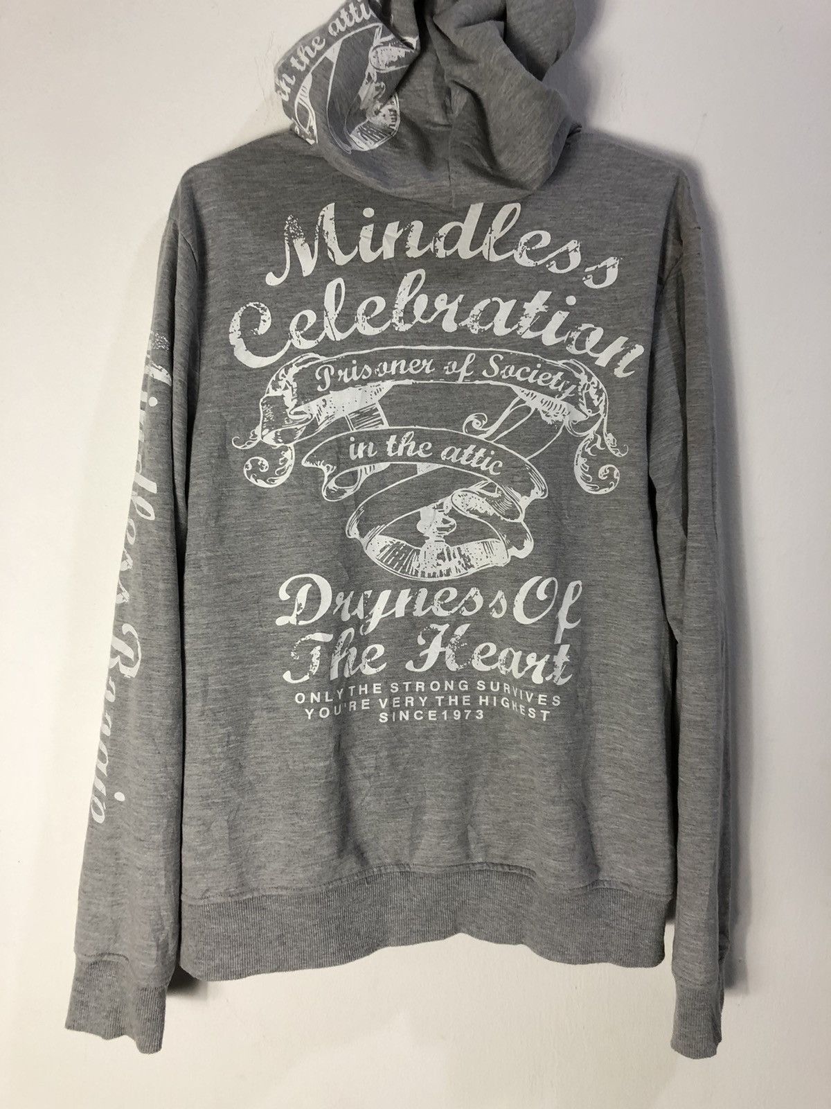If Six Was Nine IN THE ATTIC FULL PRINT MINDLESS CELEBRATION WORDING JACKET Size US L / EU 52-54 / 3 - 7 Thumbnail