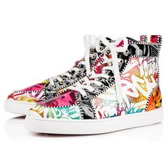 Louboutin graffiti store boots