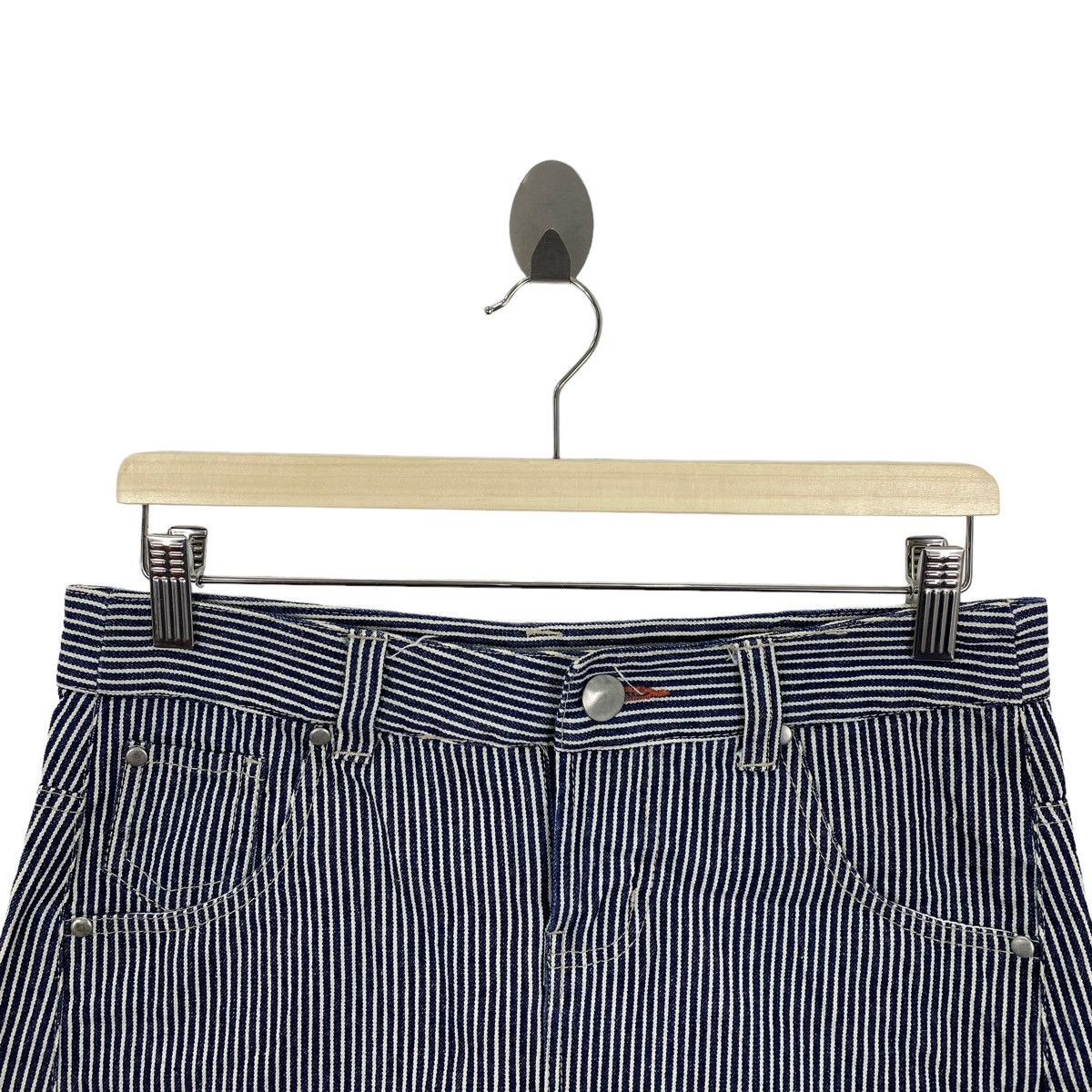 Japanese Brand BABE BE EQUIVALENT Japanese Brand Hickory Stripes Mini Skirt Size 31" - 2 Thumbnail