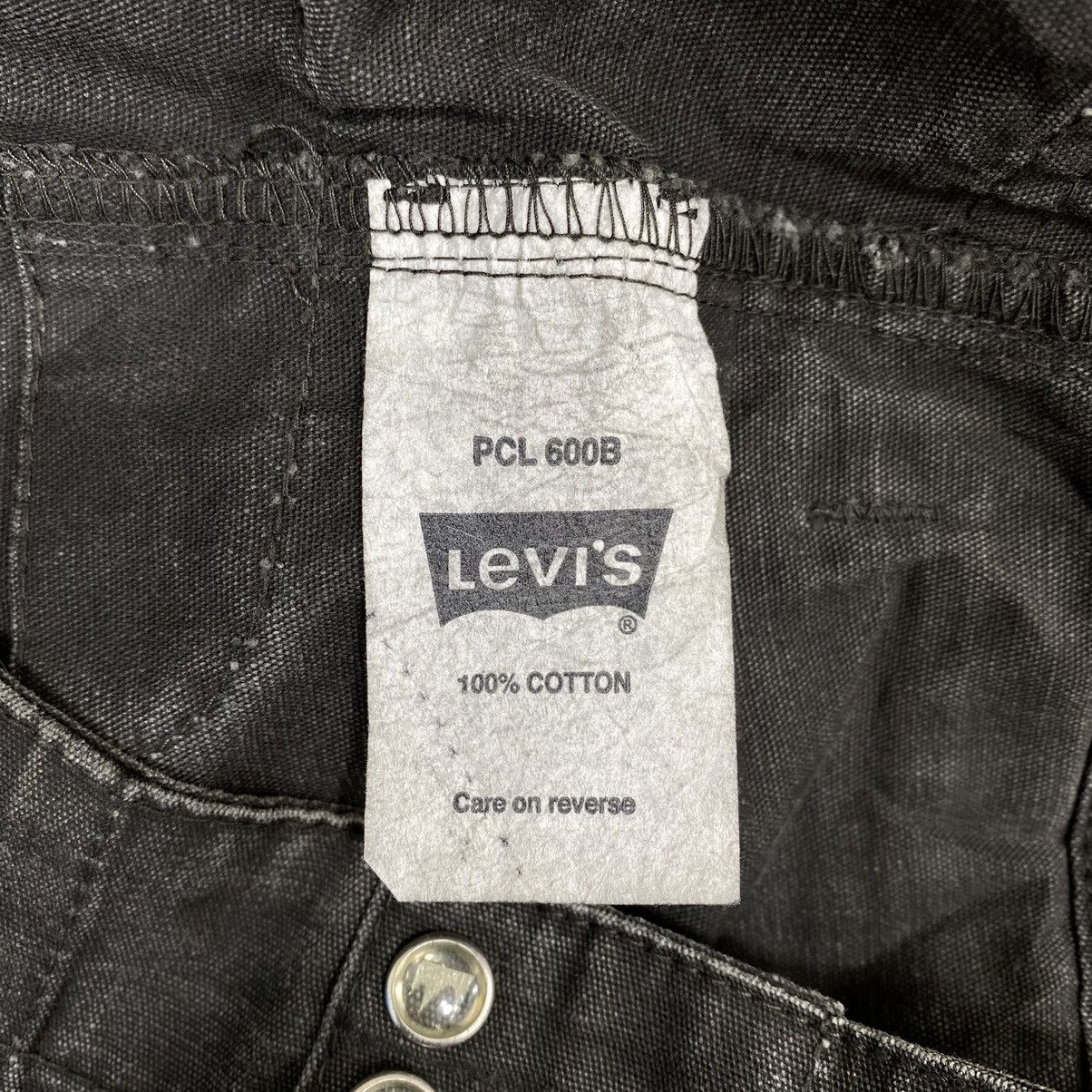 Levi's Vintage LEVI’S Multi Pocket Black Jeans Skirt Size 29" - 8 Thumbnail