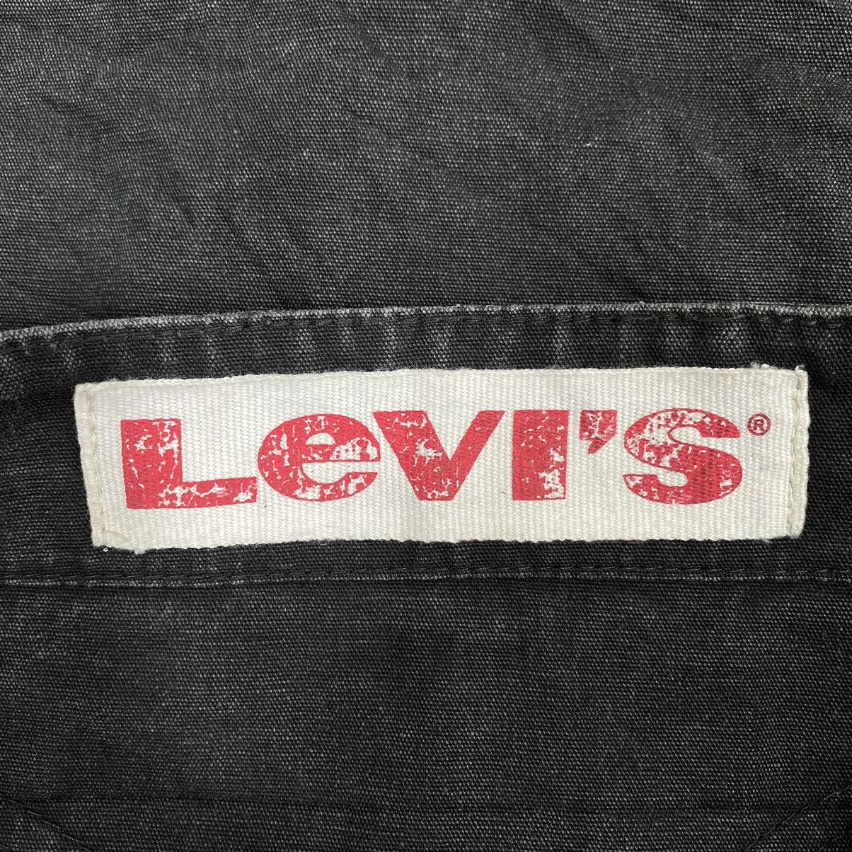 Levi's Vintage LEVI’S Multi Pocket Black Jeans Skirt Size 29" - 6 Thumbnail