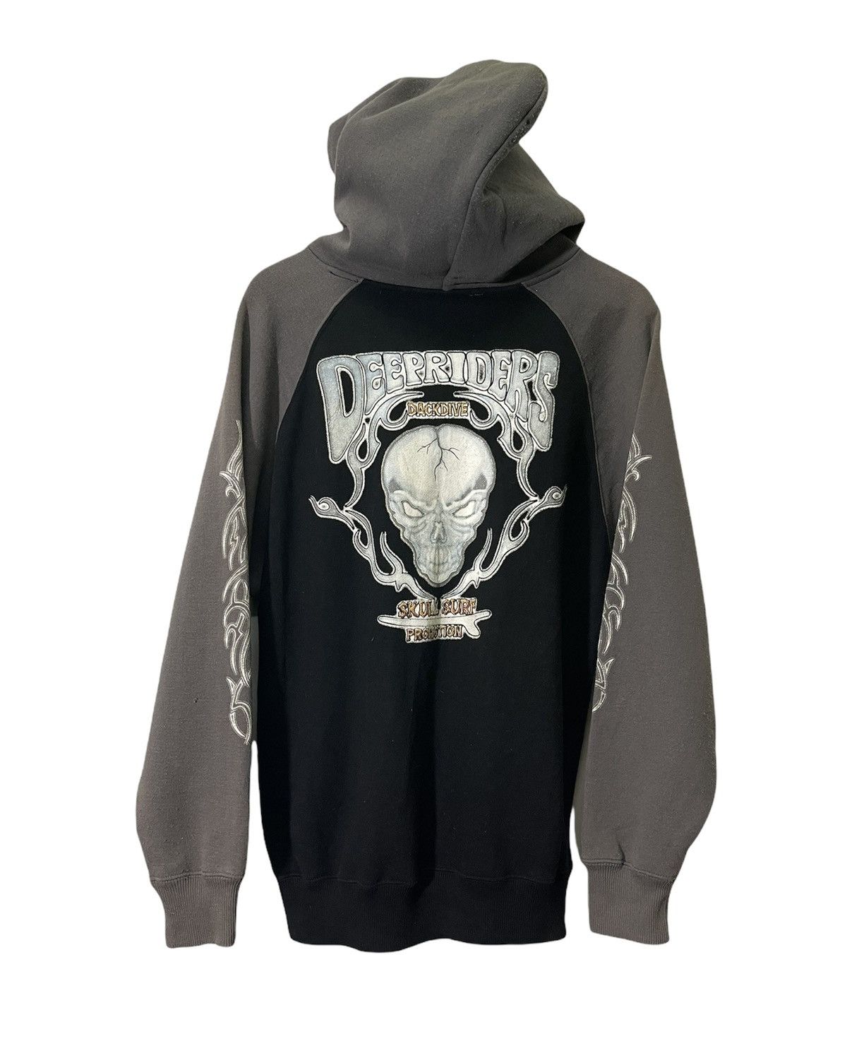 Vintage VINTAGE SKULL DEEP RIDERS HOODIE JACKET Size US M / EU 48-50 / 2 - 1 Thumbnail