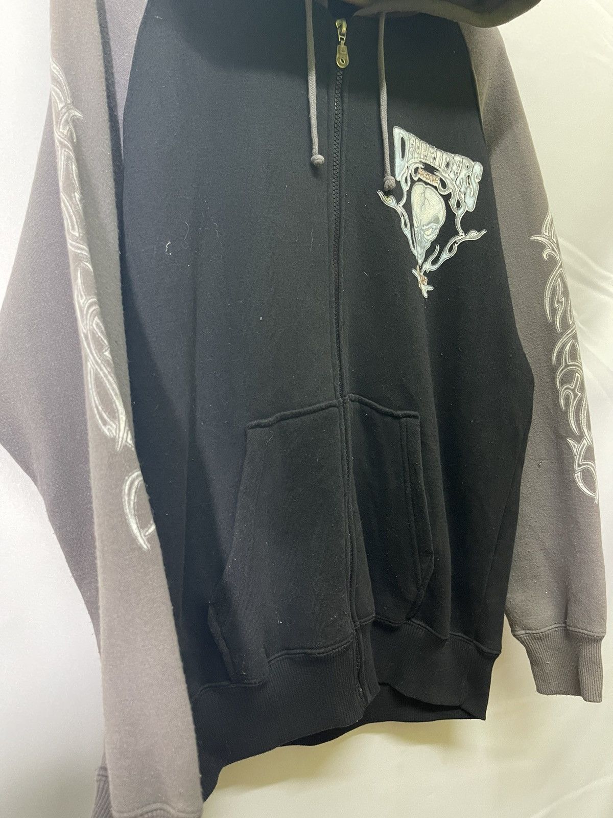 Vintage VINTAGE SKULL DEEP RIDERS HOODIE JACKET Size US M / EU 48-50 / 2 - 6 Thumbnail