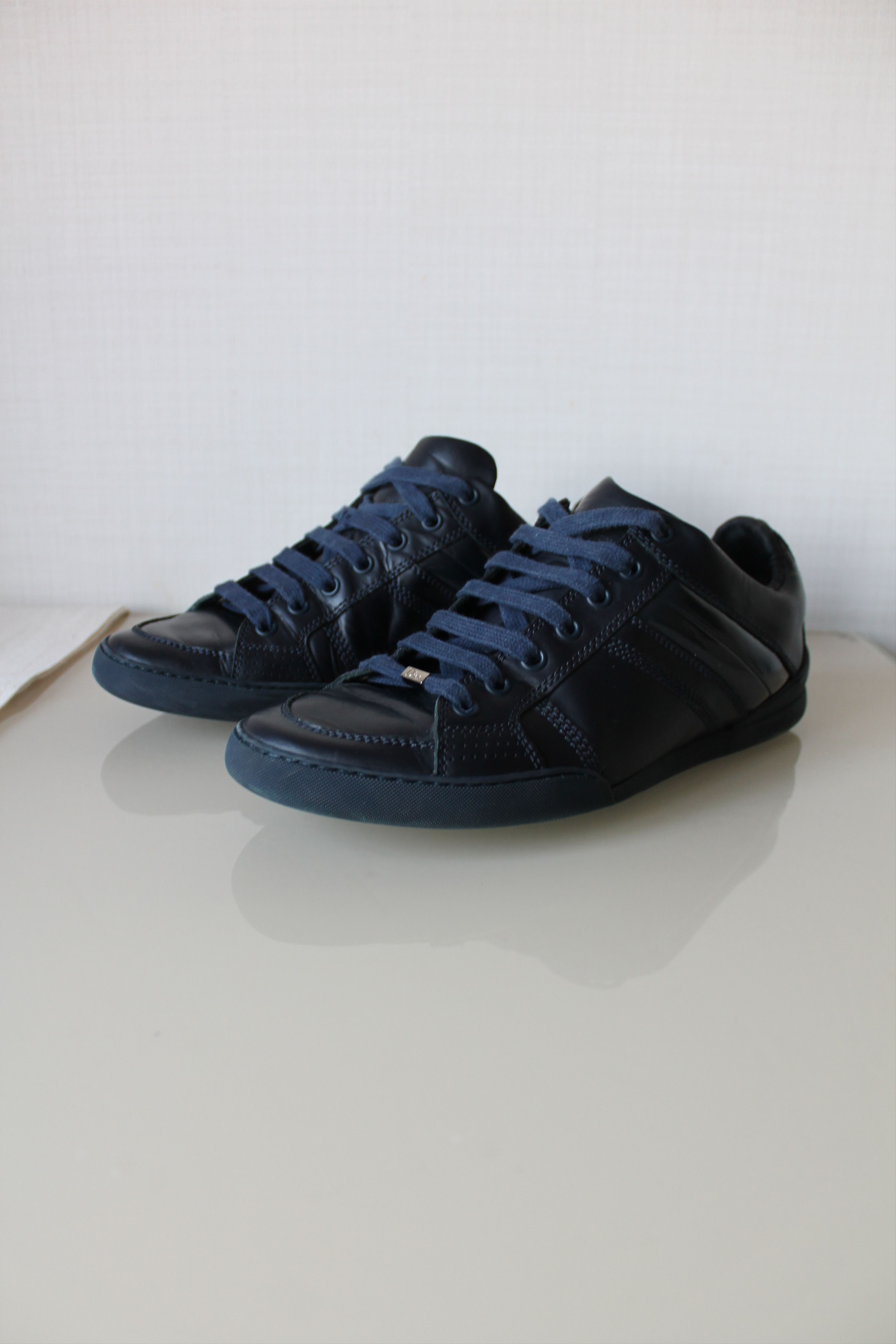 Dior Dior Homme Blue Sneakers Leather 38 Size US 5.5 / EU 38 - 2 Thumbnail