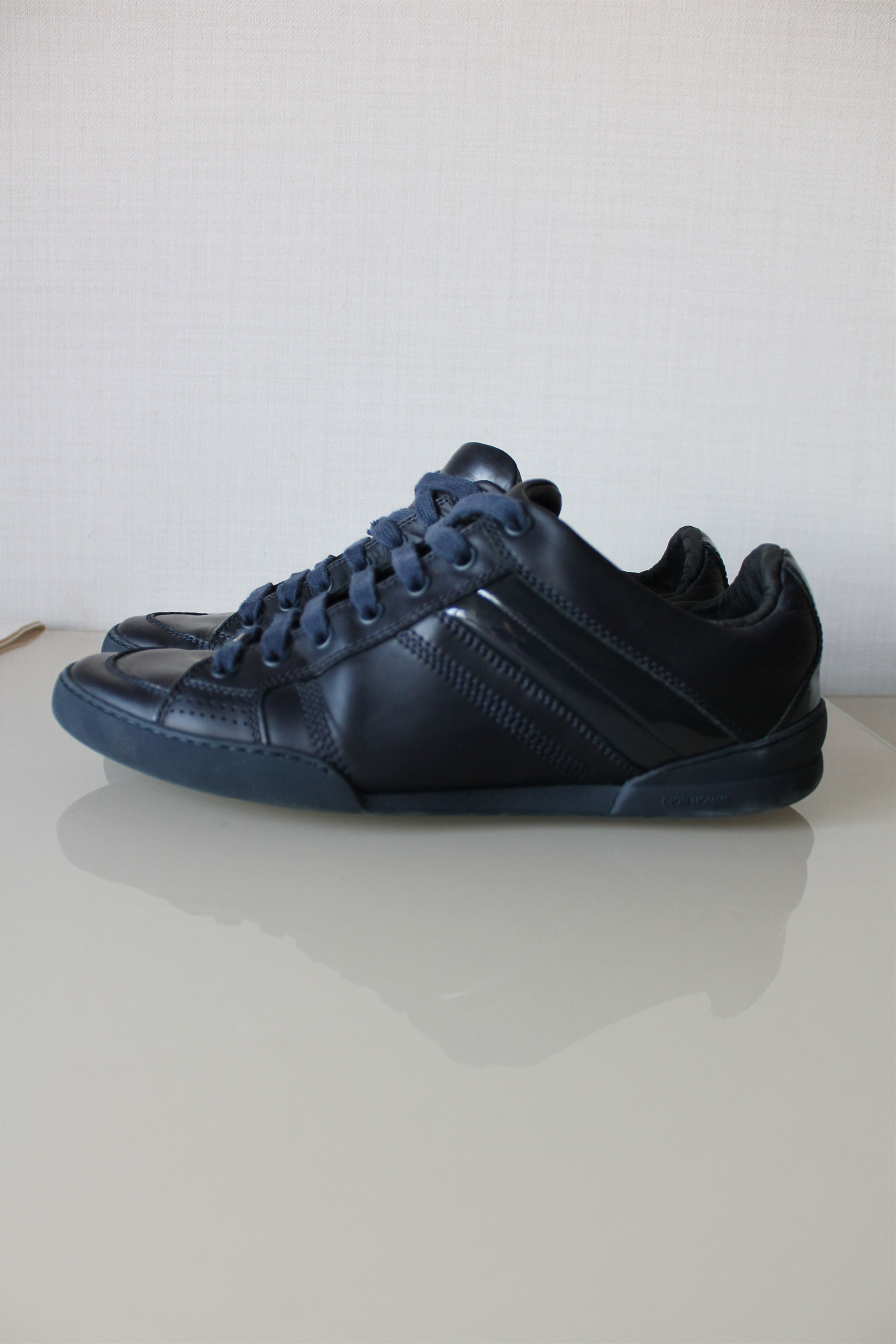 Dior Dior Homme Blue Sneakers Leather 38 Size US 5.5 / EU 38 - 1 Thumbnail