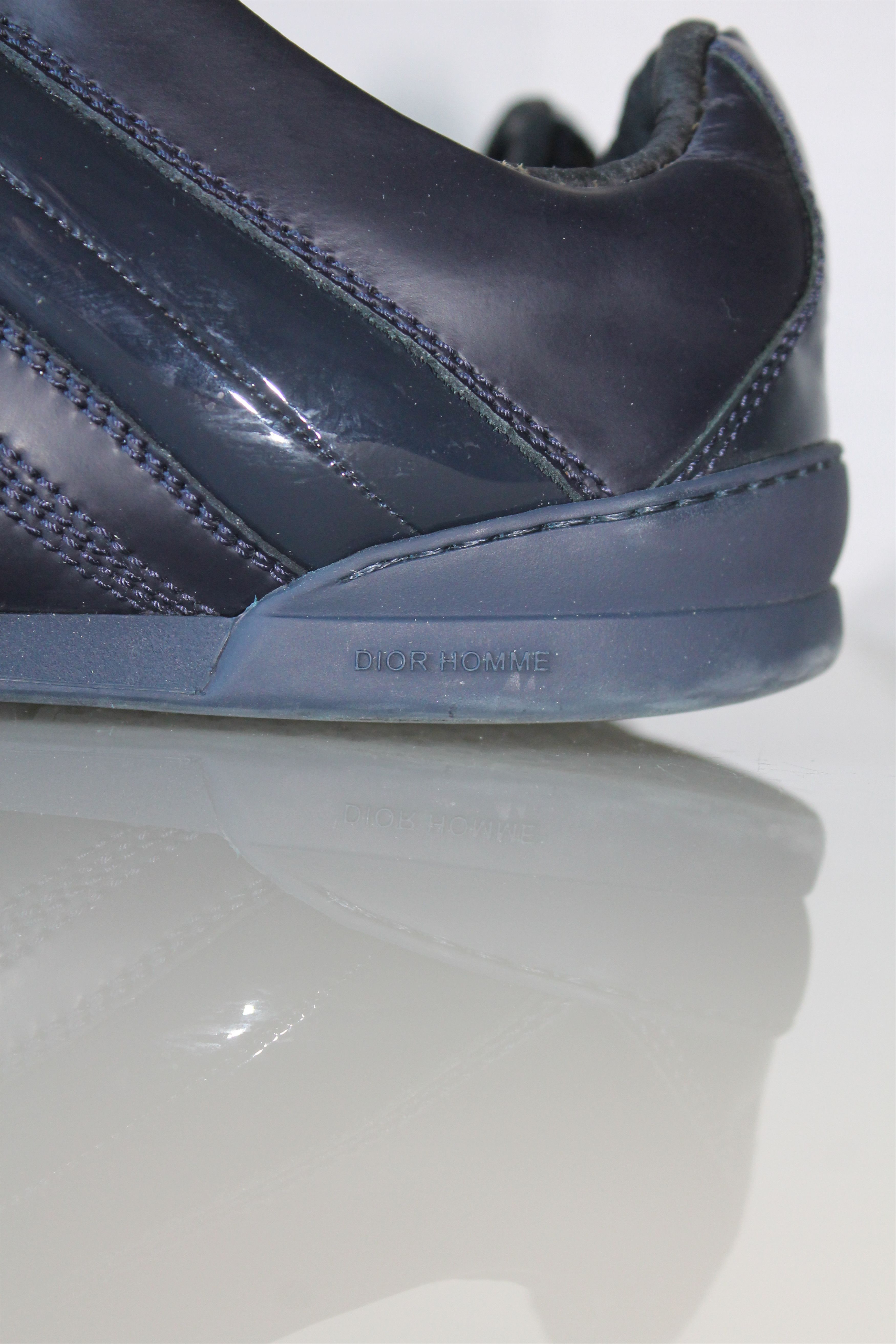 Dior Dior Homme Blue Sneakers Leather 38 Size US 5.5 / EU 38 - 3 Thumbnail