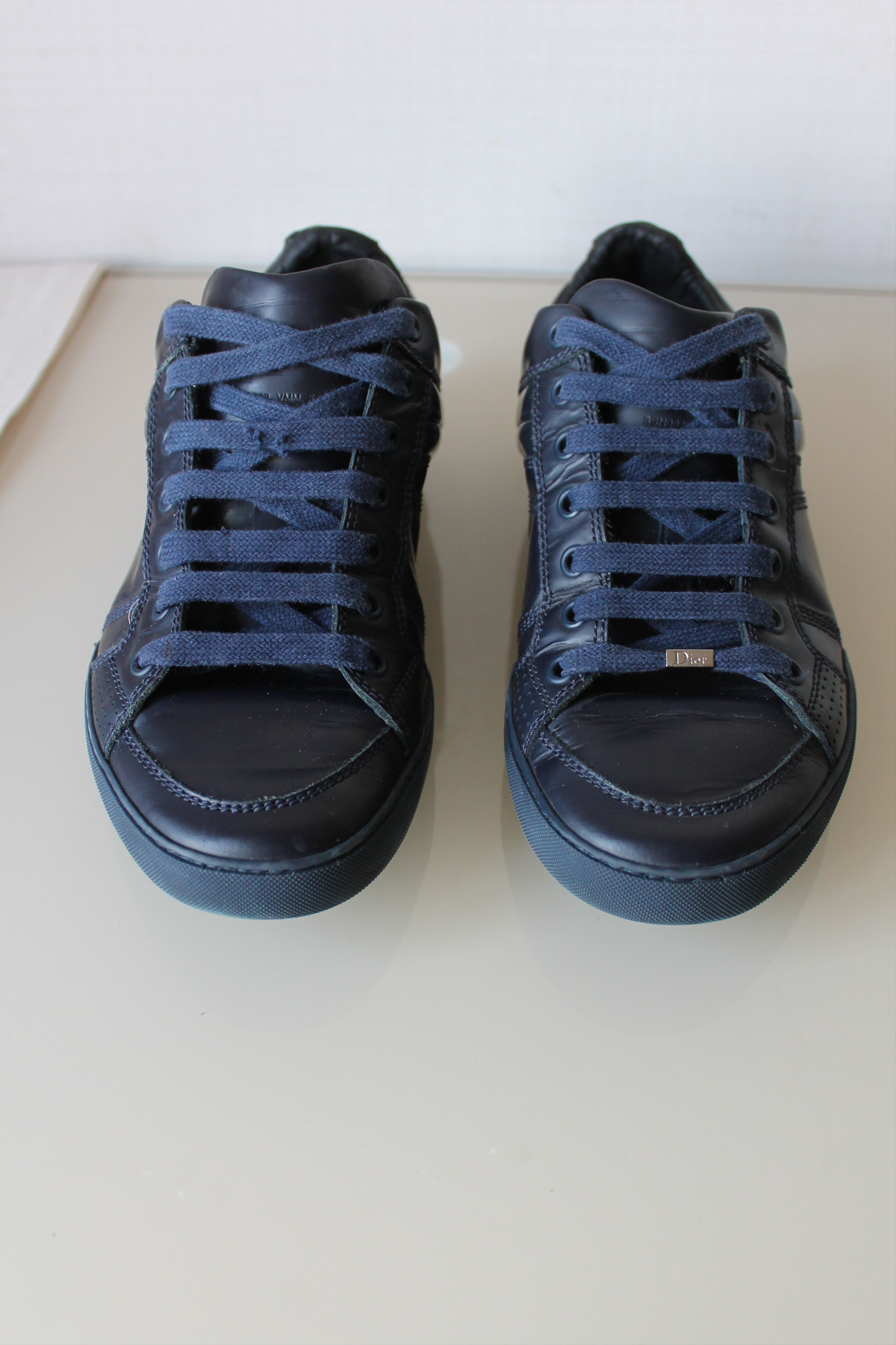 Dior Dior Homme Blue Sneakers Leather 38 Size US 5.5 / EU 38 - 4 Thumbnail