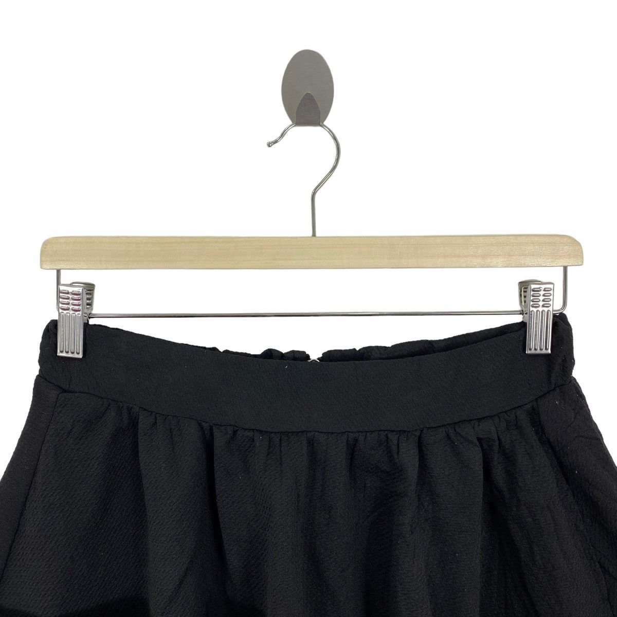 Vintage Vintage FIORUCCI Italy Italian Designer Black Short Pant Size 24" / US 00 / IT 34 - 2 Thumbnail
