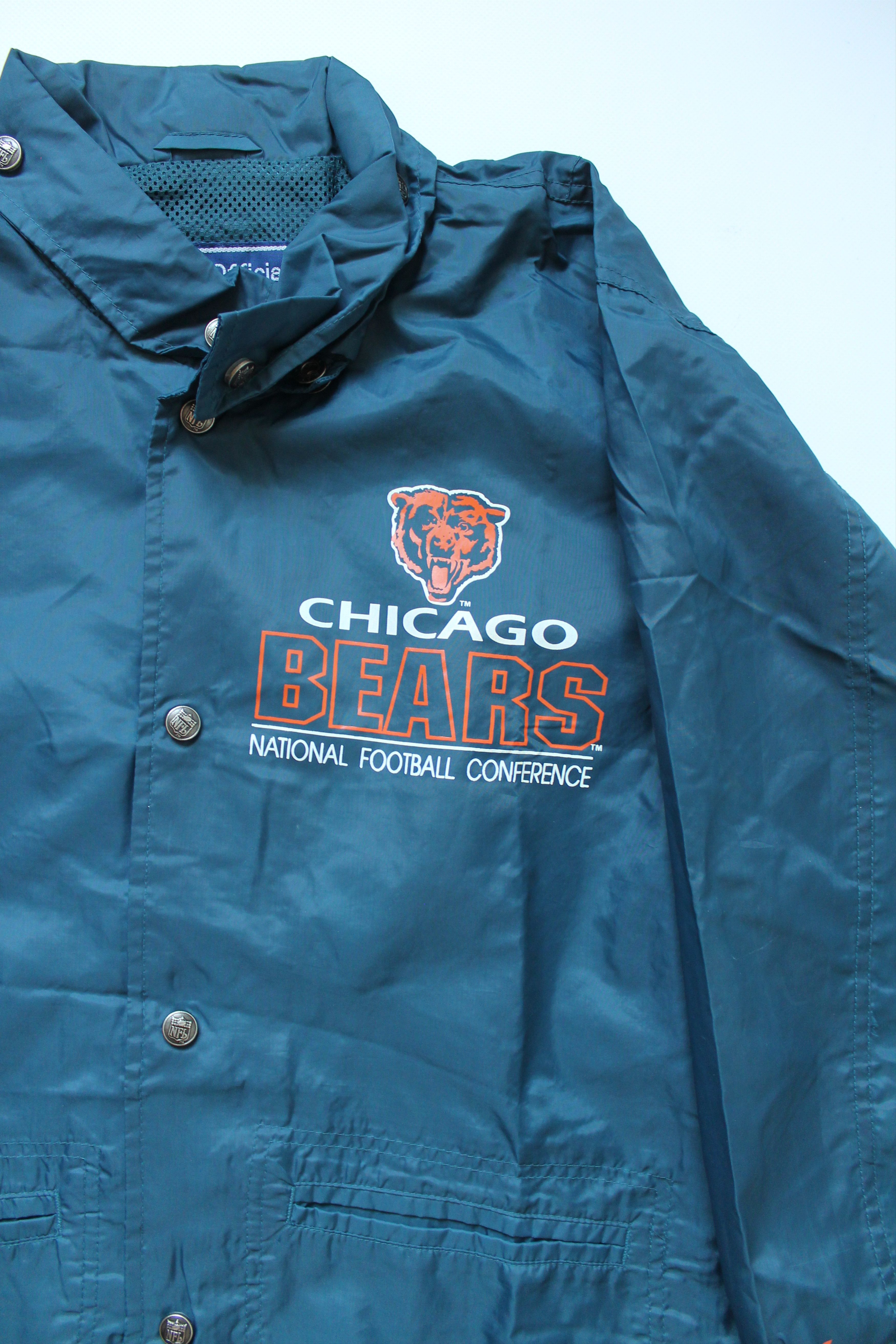 NFL 1991 Vintage NFL Chicago BEARS Windbreakers Junior Jacket Size US XS / EU 42 / 0 - 2 Thumbnail