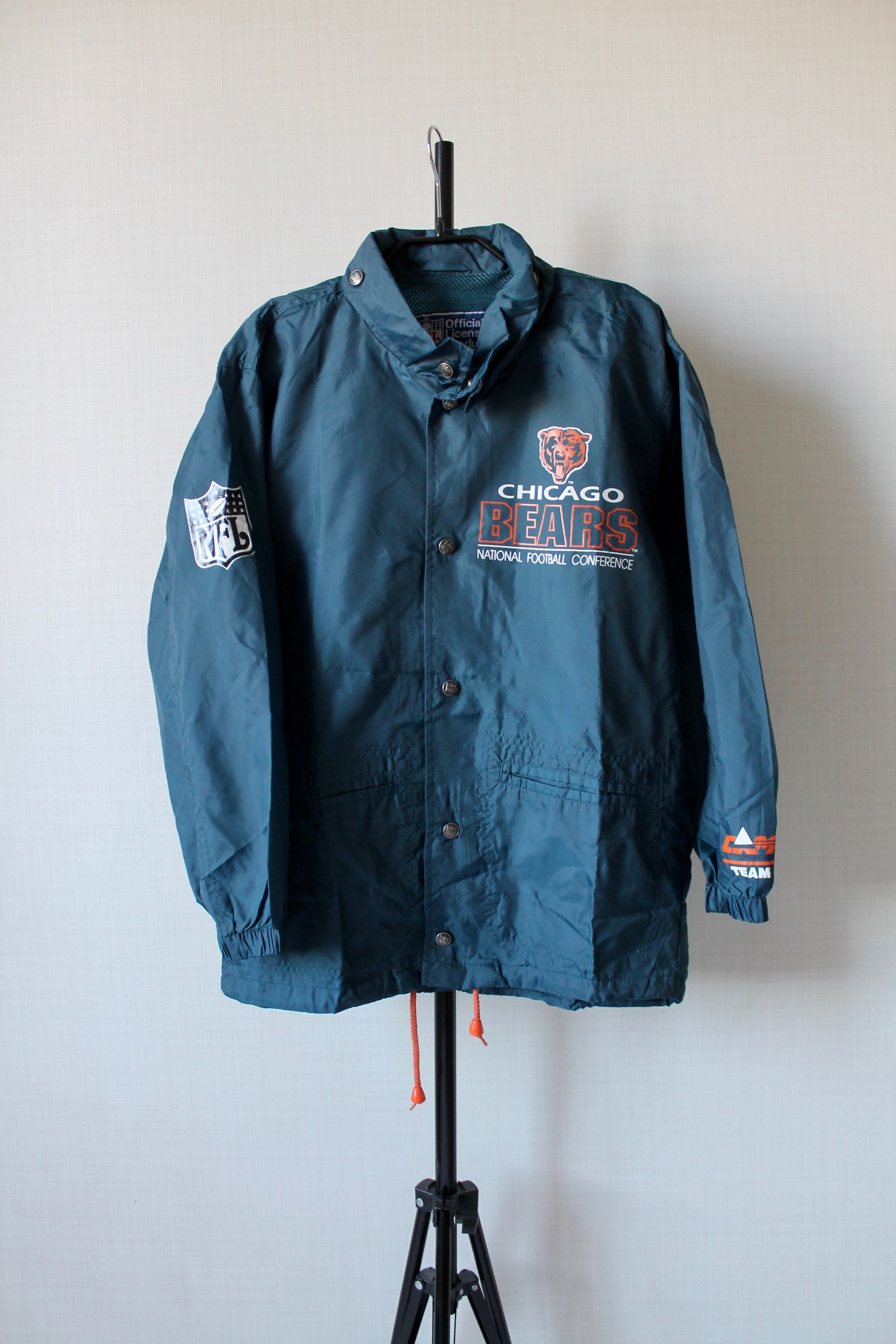 1991 Vintage NFL Chicago BEARS Windbreakers Junior Jacket