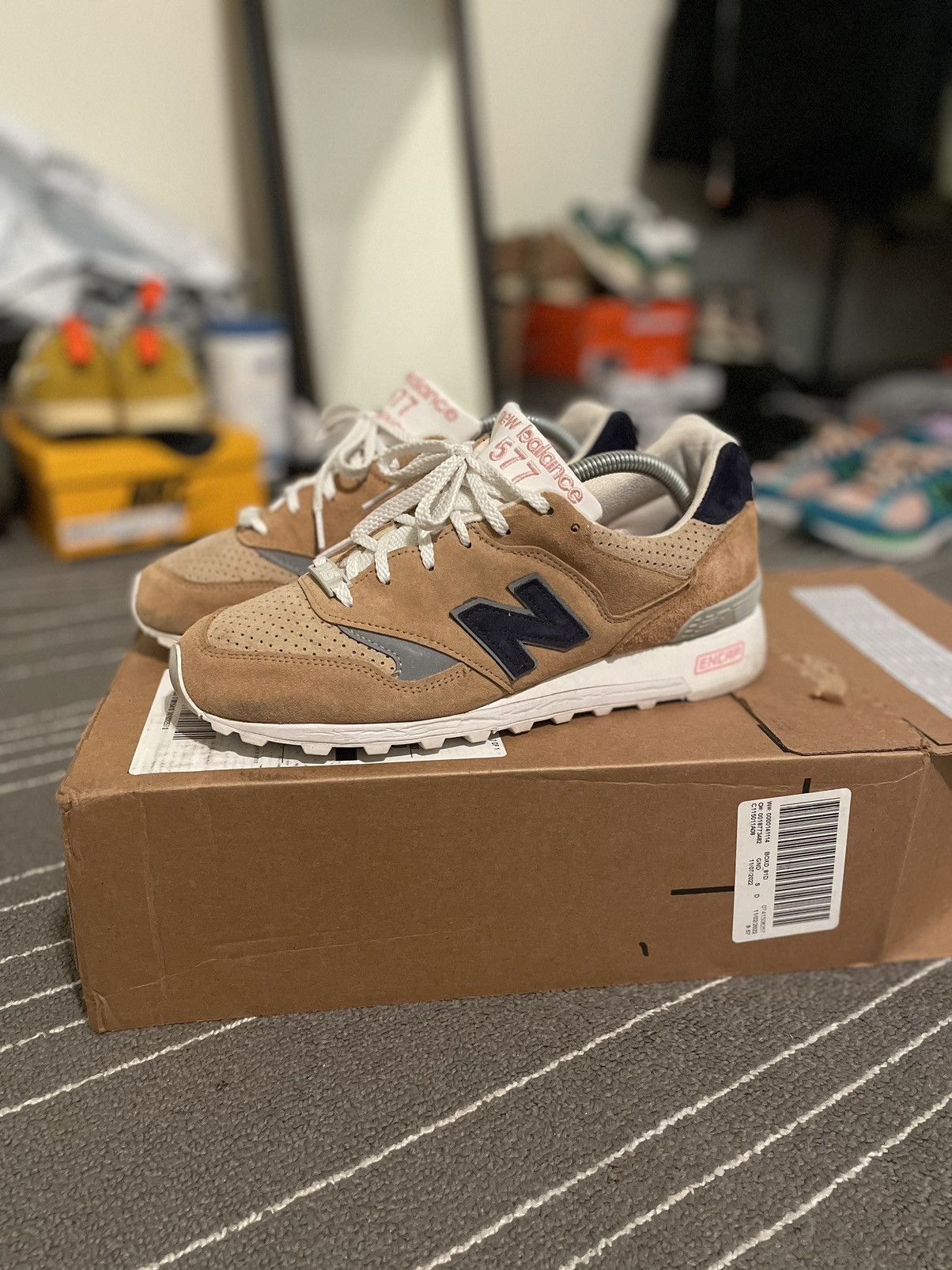 New balance 577 suede best sale