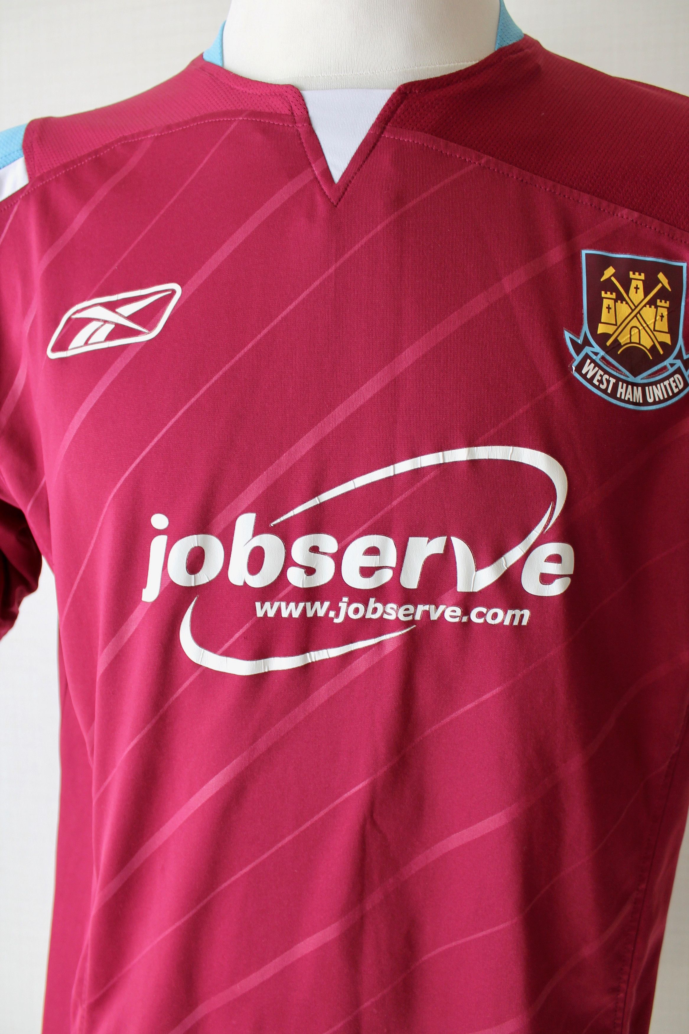 Reebok 2005 West Ham United Reebok Soccer Jersey Football Home Size US M / EU 48-50 / 2 - 2 Thumbnail