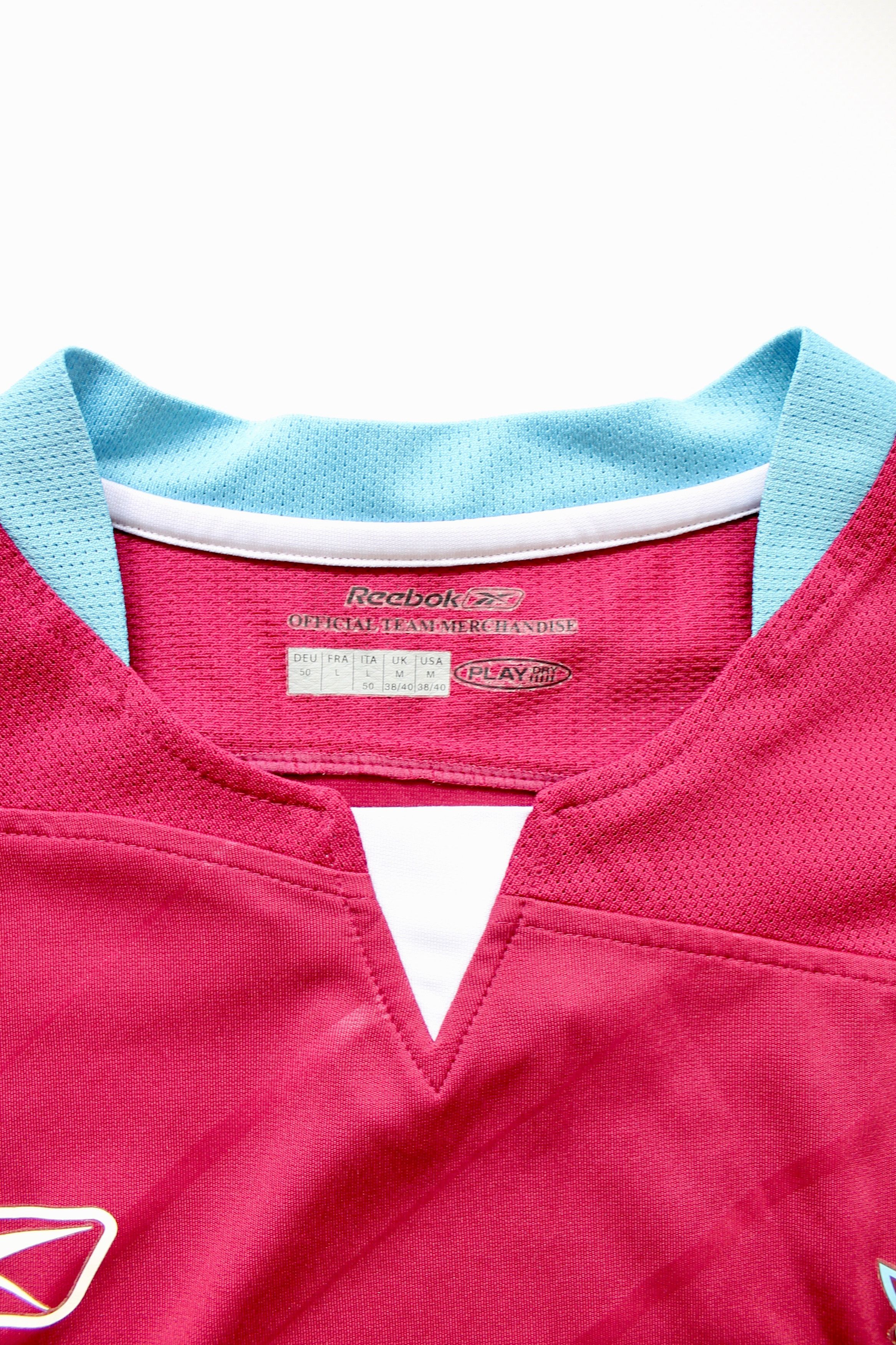 Reebok 2005 West Ham United Reebok Soccer Jersey Football Home Size US M / EU 48-50 / 2 - 7 Thumbnail