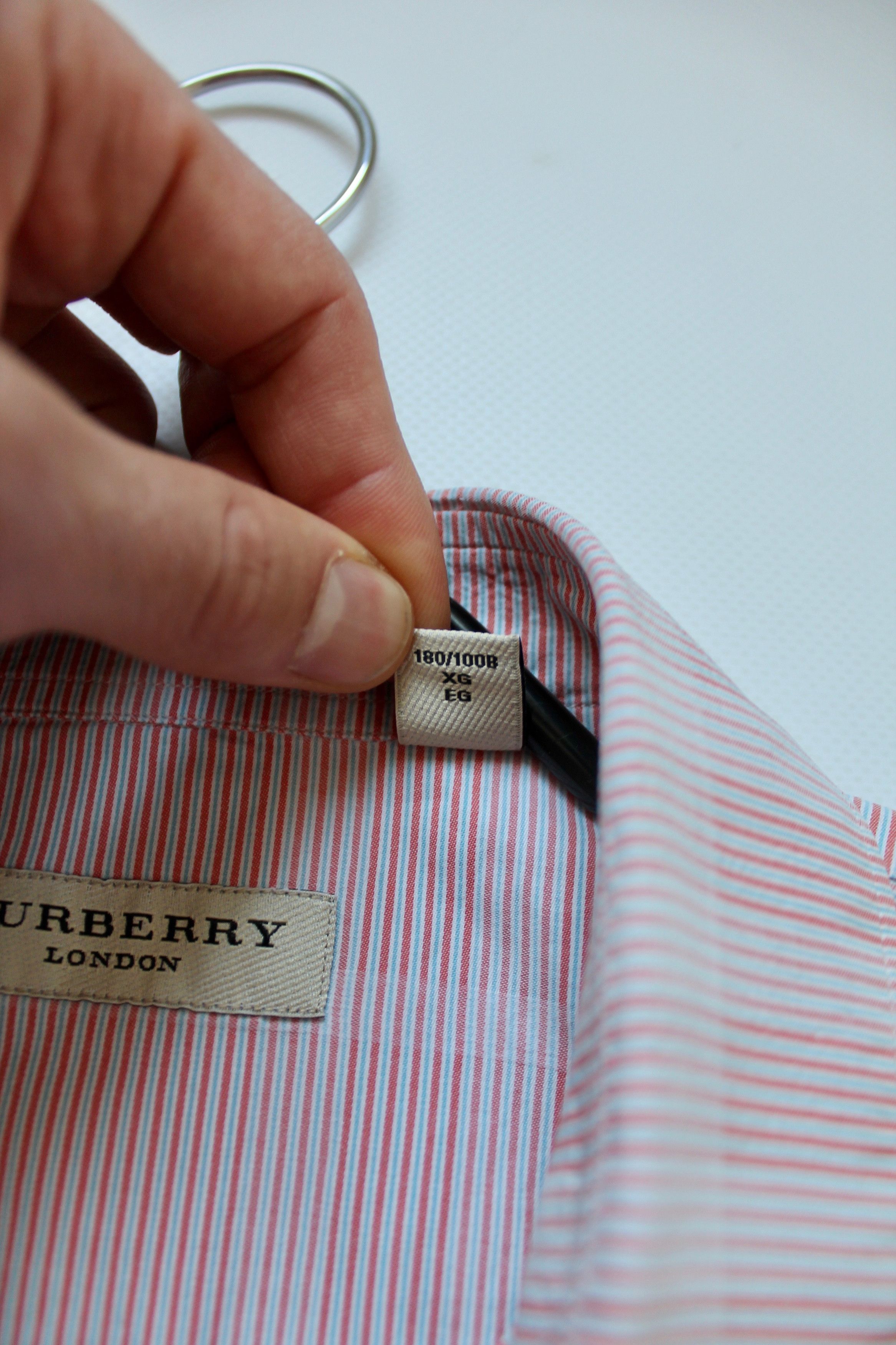Burberry BURBERRY Pink Shirt Short Sleeve XL Check Size US XL / EU 56 / 4 - 7 Thumbnail