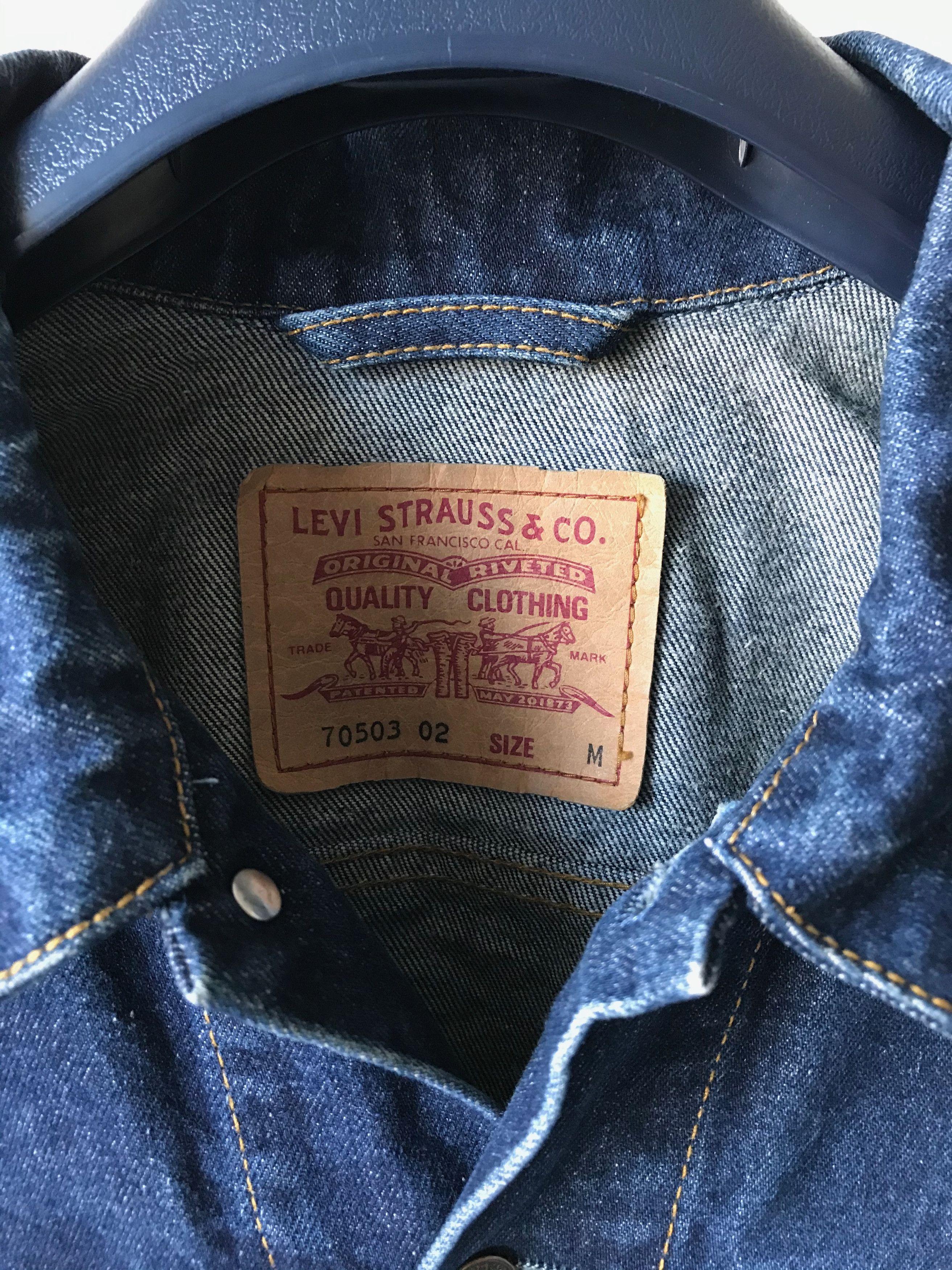 Levi's Levi's Vintage denim Trucker Jacket indigo Blue Size US M / EU 48-50 / 2 - 8 Thumbnail