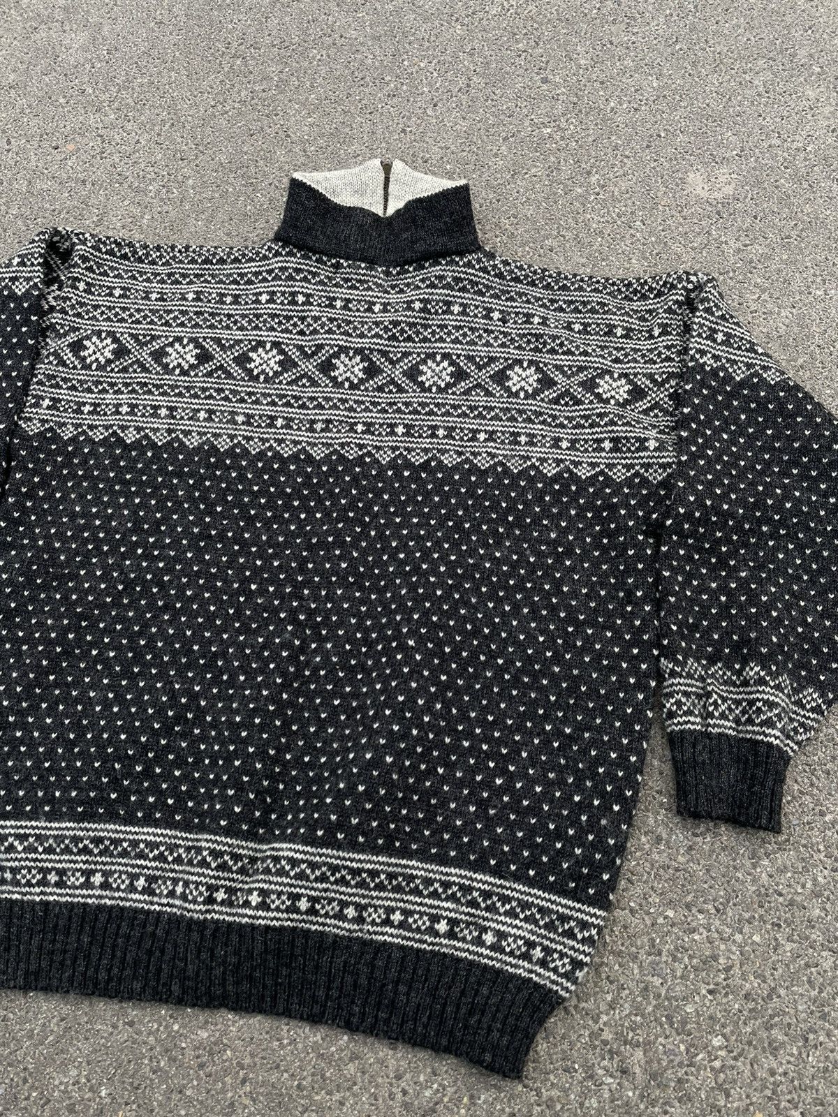 Seditionaries × Vintage Vintage Scandinavian Style Skovdal Wool Zip Sweater Size US L / EU 52-54 / 3 - 6 Thumbnail