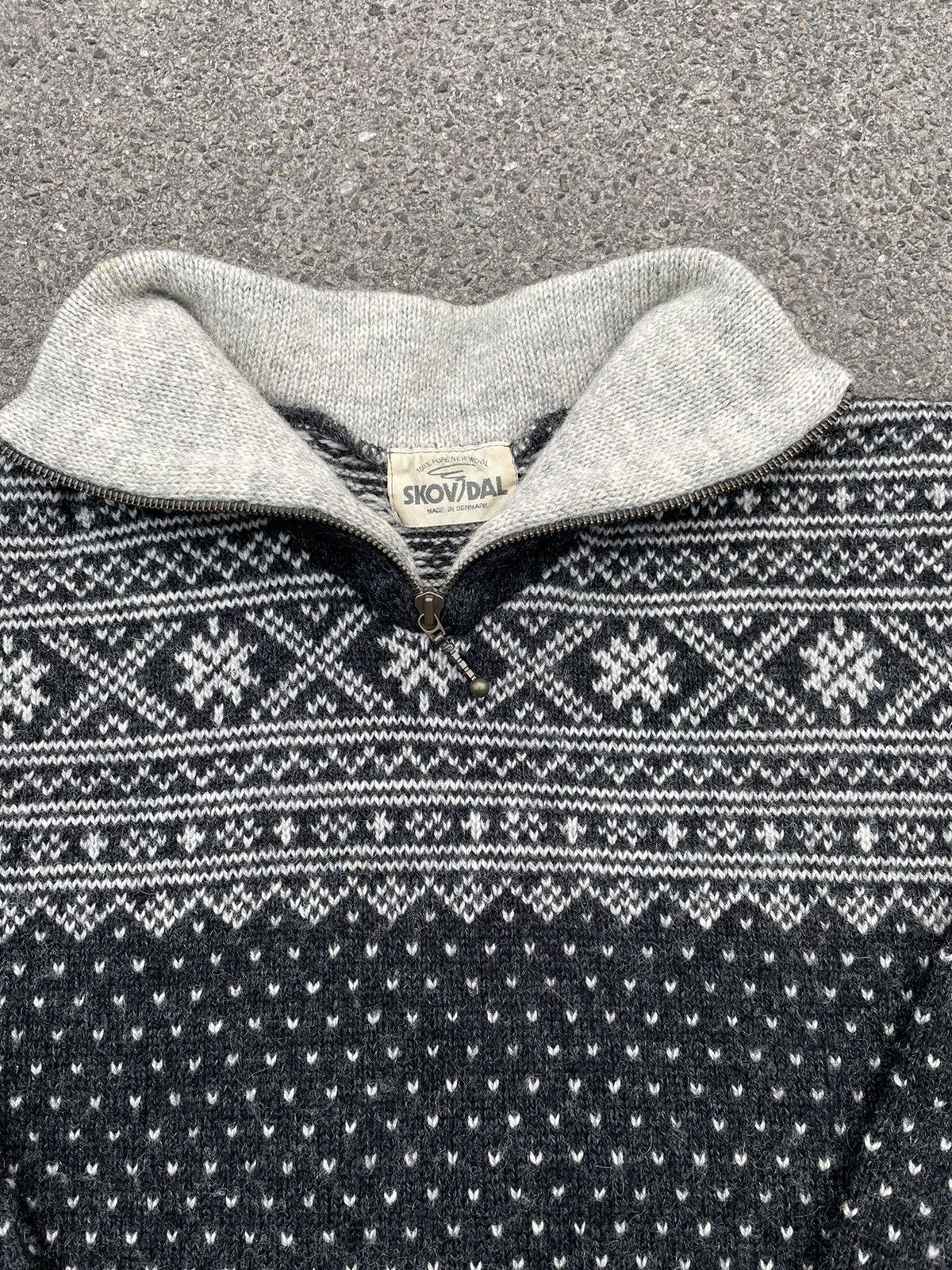 Seditionaries × Vintage Vintage Scandinavian Style Skovdal Wool Zip Sweater Size US L / EU 52-54 / 3 - 4 Thumbnail