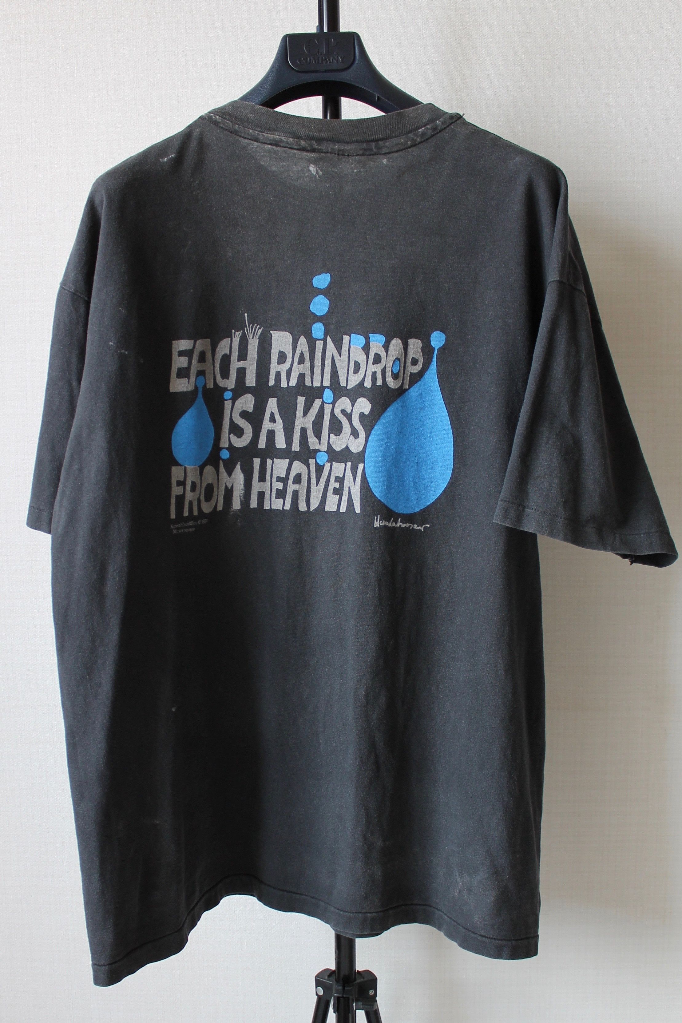 Vintage 1991 Kunst Haus Wien Each Raindrop Is A Kiss From Heaven Size US XL / EU 56 / 4 - 9 Thumbnail