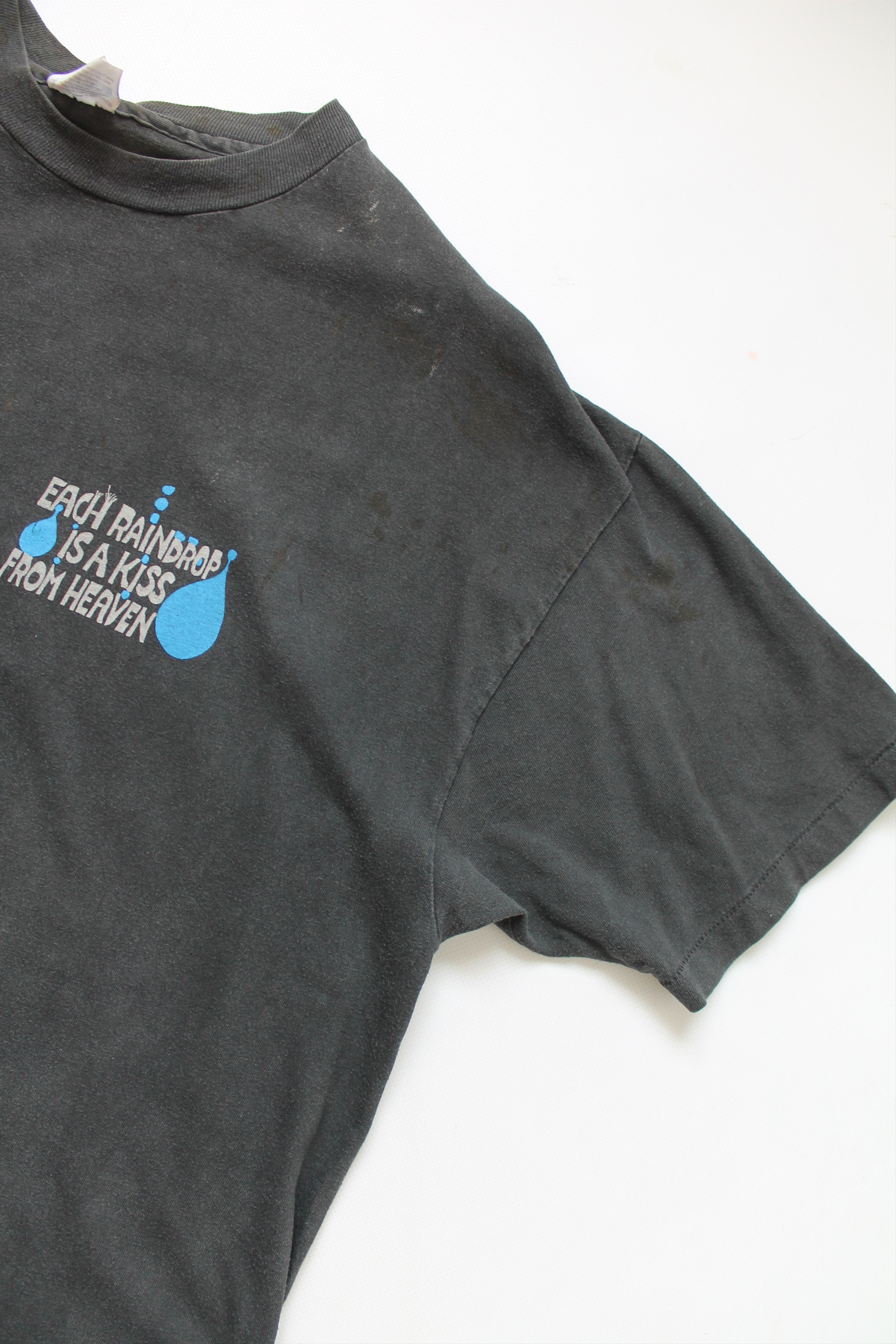 Vintage 1991 Kunst Haus Wien Each Raindrop Is A Kiss From Heaven Size US XL / EU 56 / 4 - 13 Thumbnail