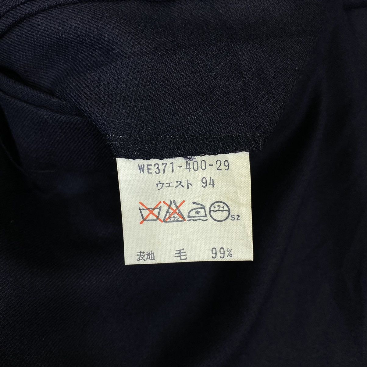 Burberry Vintage BURBERRYS Baggy Navy Trousers Casual Pant Size US 36 / EU 52 - 4 Thumbnail