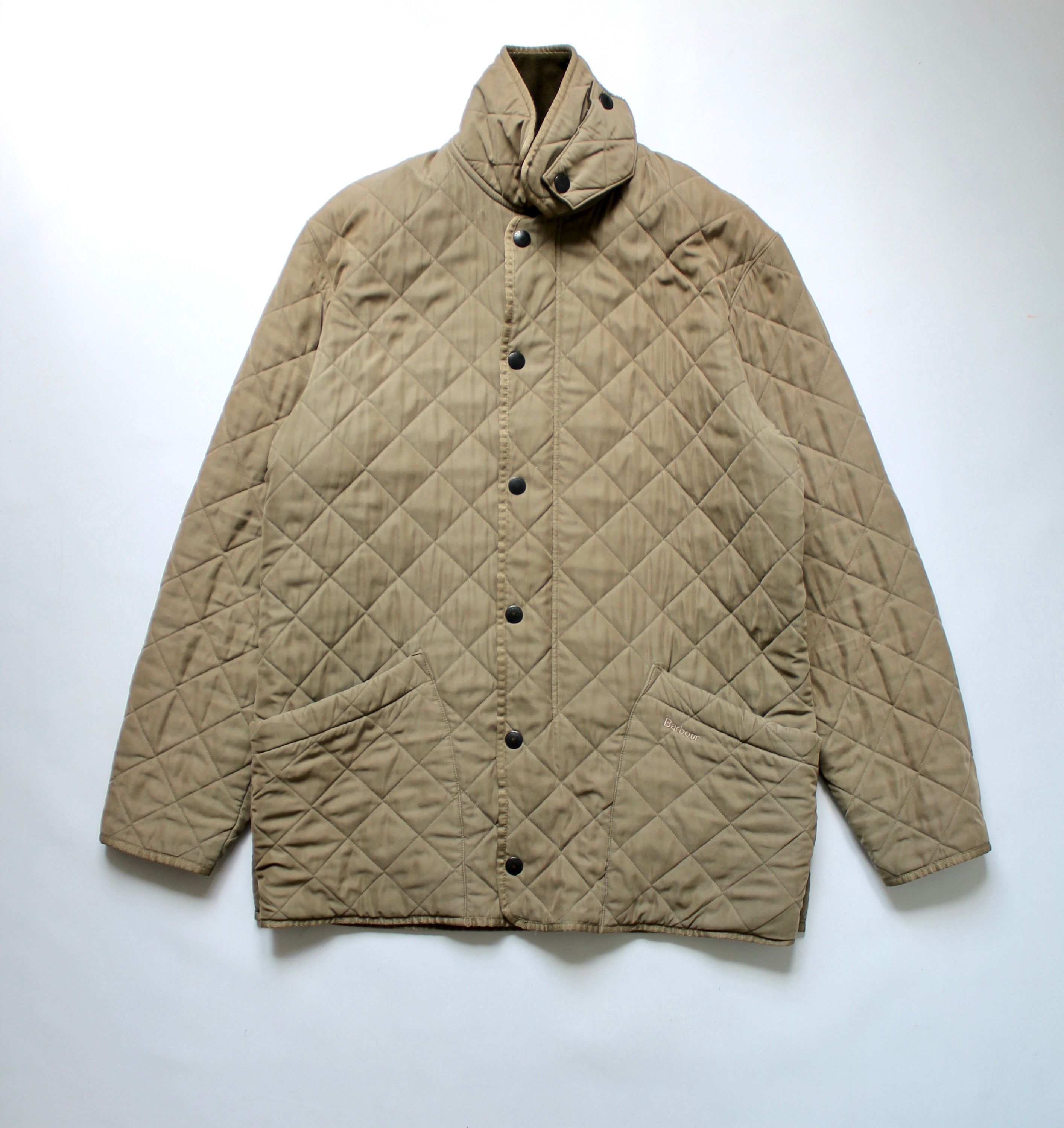 Barbour BARBOUR D2020 microfibre polarquilt Long jacket sand Size US L / EU 52-54 / 3 - 2 Thumbnail