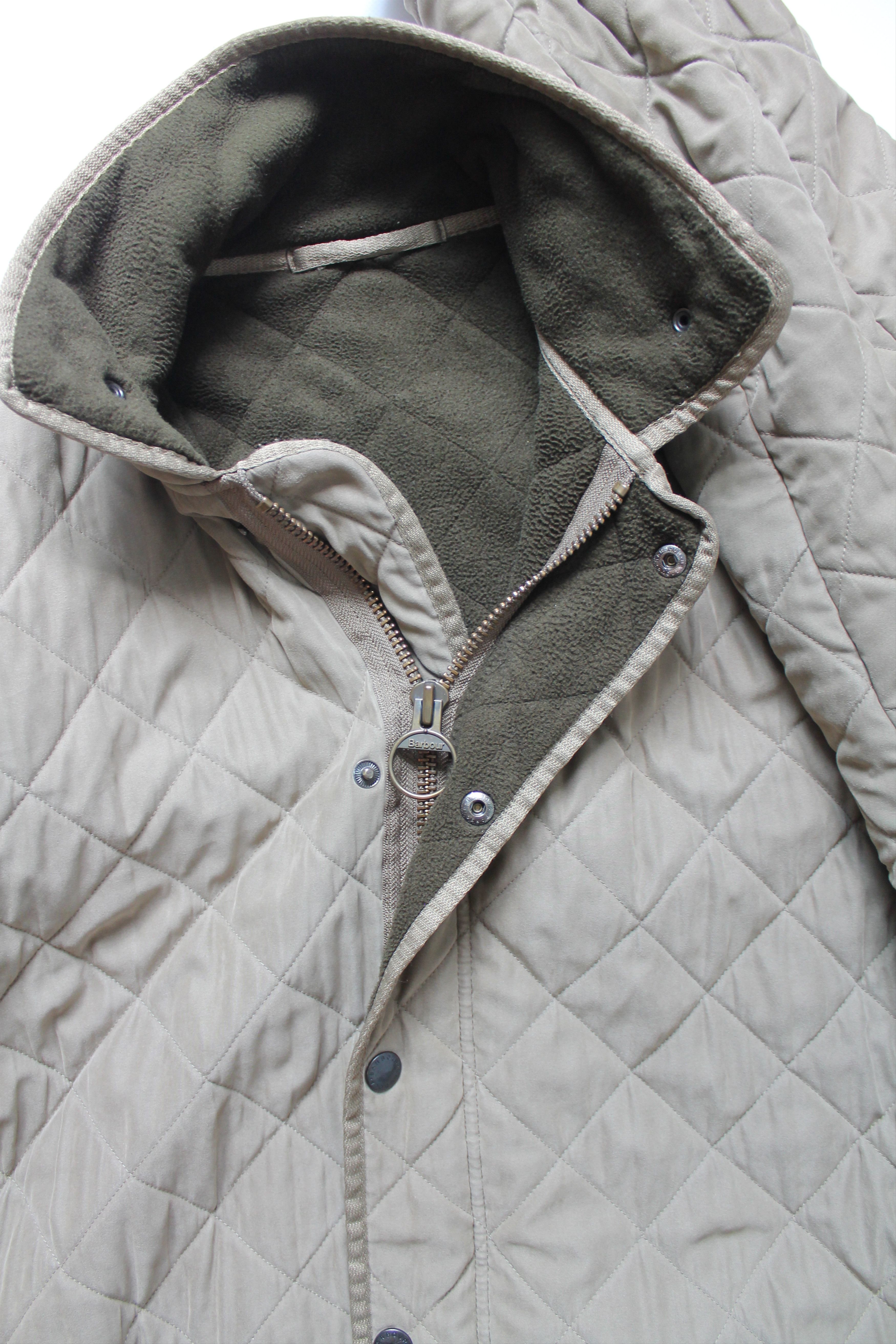 Barbour BARBOUR D2020 microfibre polarquilt Long jacket sand Size US L / EU 52-54 / 3 - 11 Thumbnail