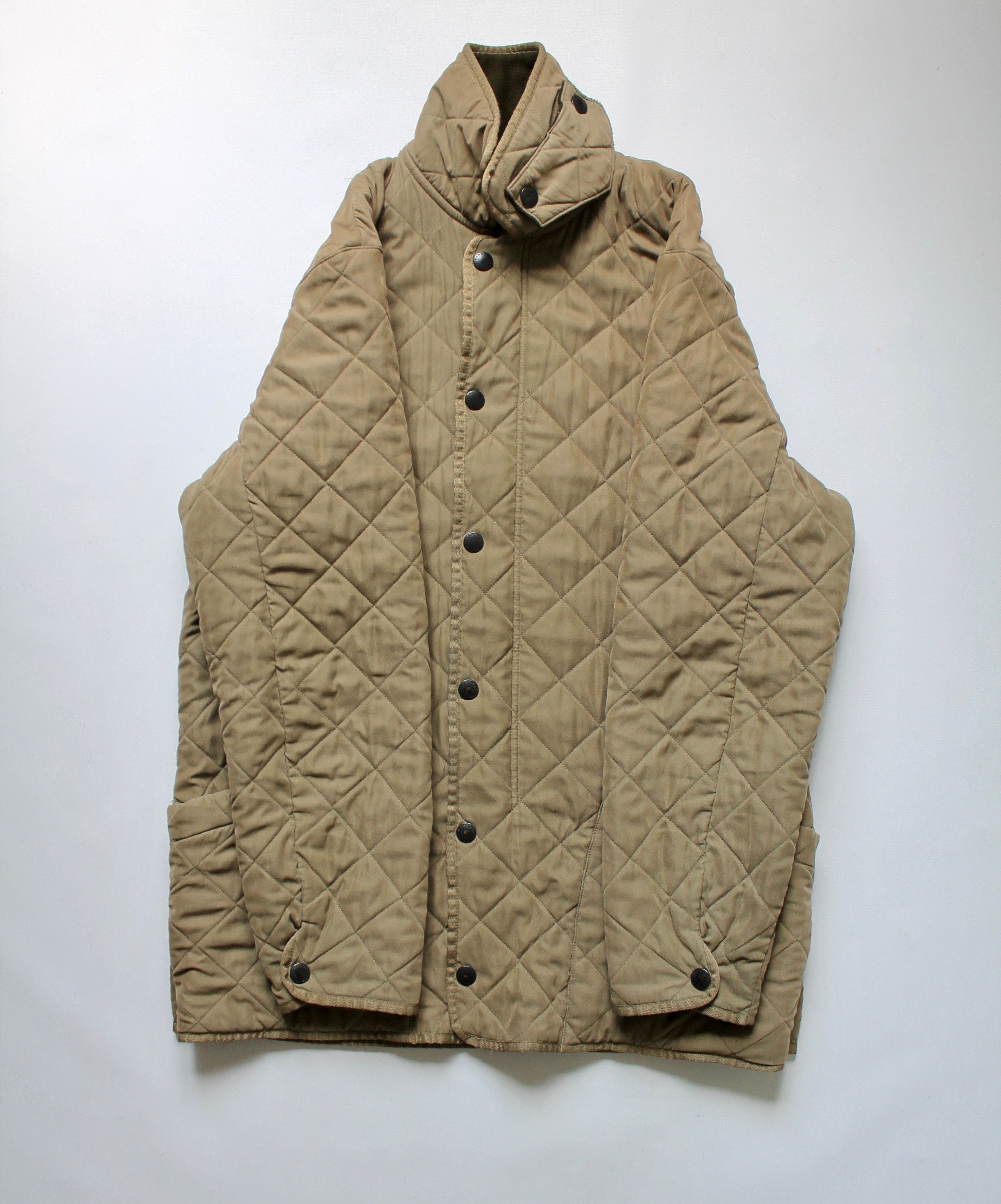 Barbour BARBOUR D2020 microfibre polarquilt Long jacket sand Size US L / EU 52-54 / 3 - 6 Thumbnail