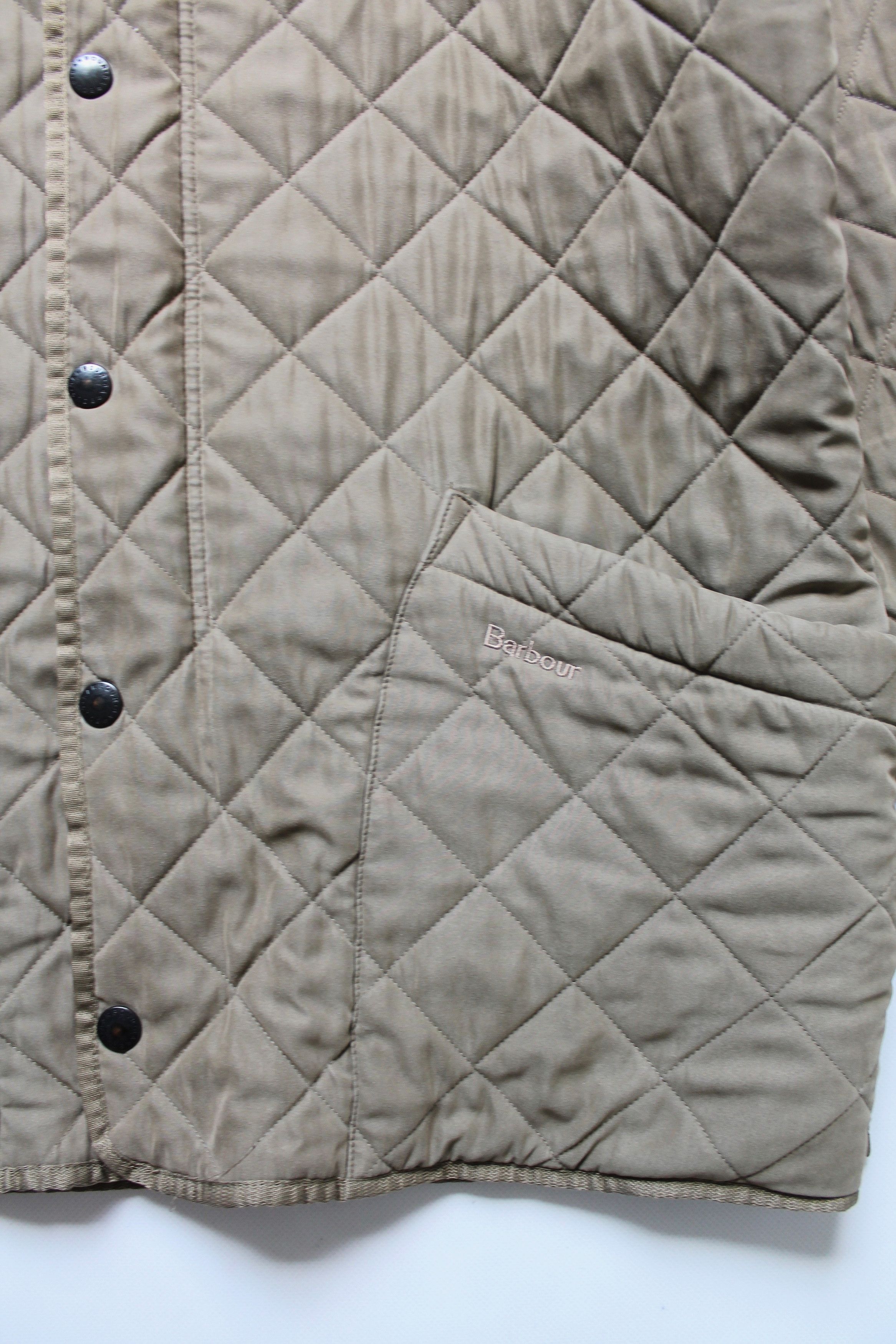 Barbour BARBOUR D2020 microfibre polarquilt Long jacket sand Size US L / EU 52-54 / 3 - 3 Thumbnail